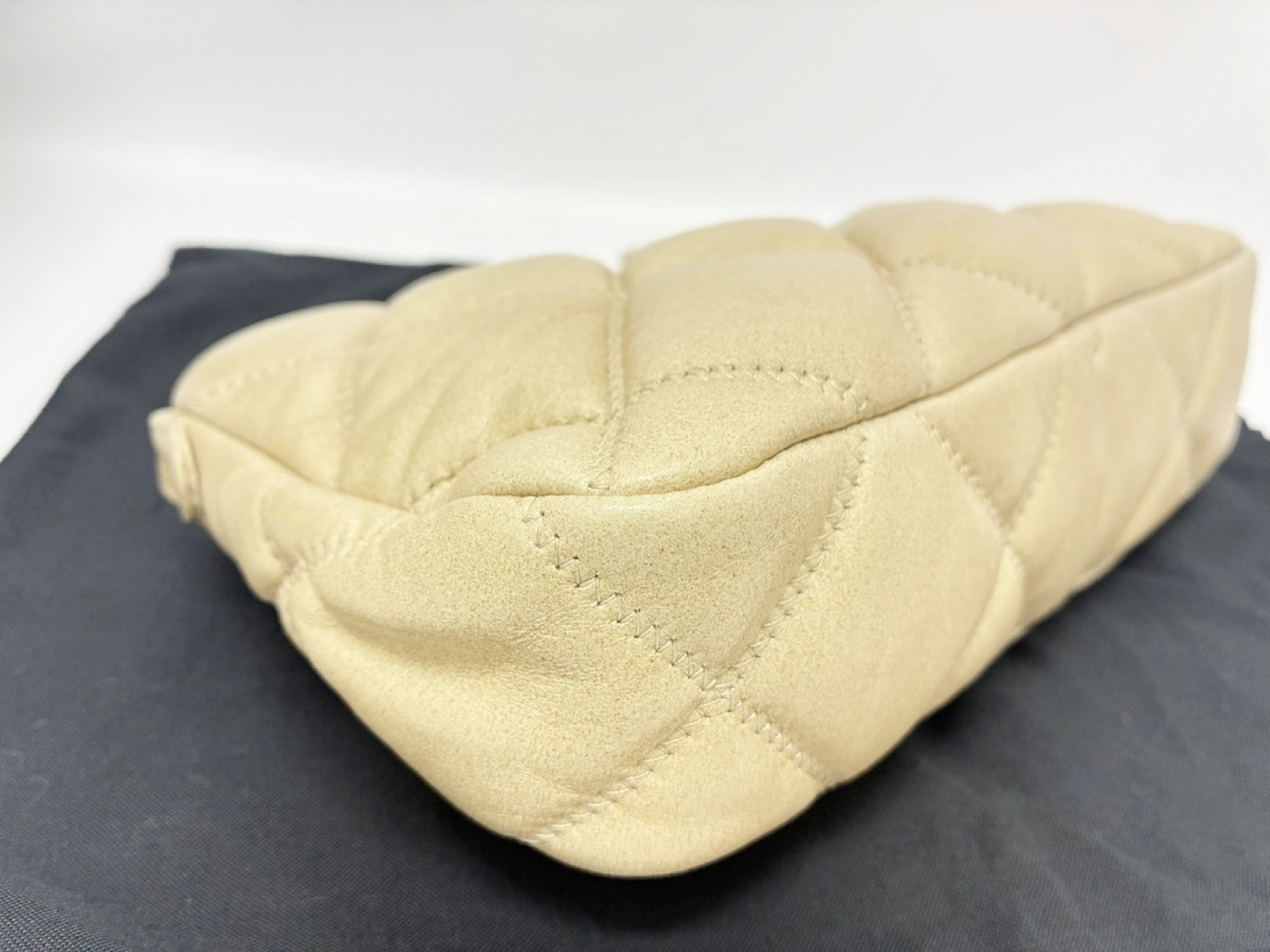 Matelassé Chain Bag, Bubble Quilted Leather — view 3