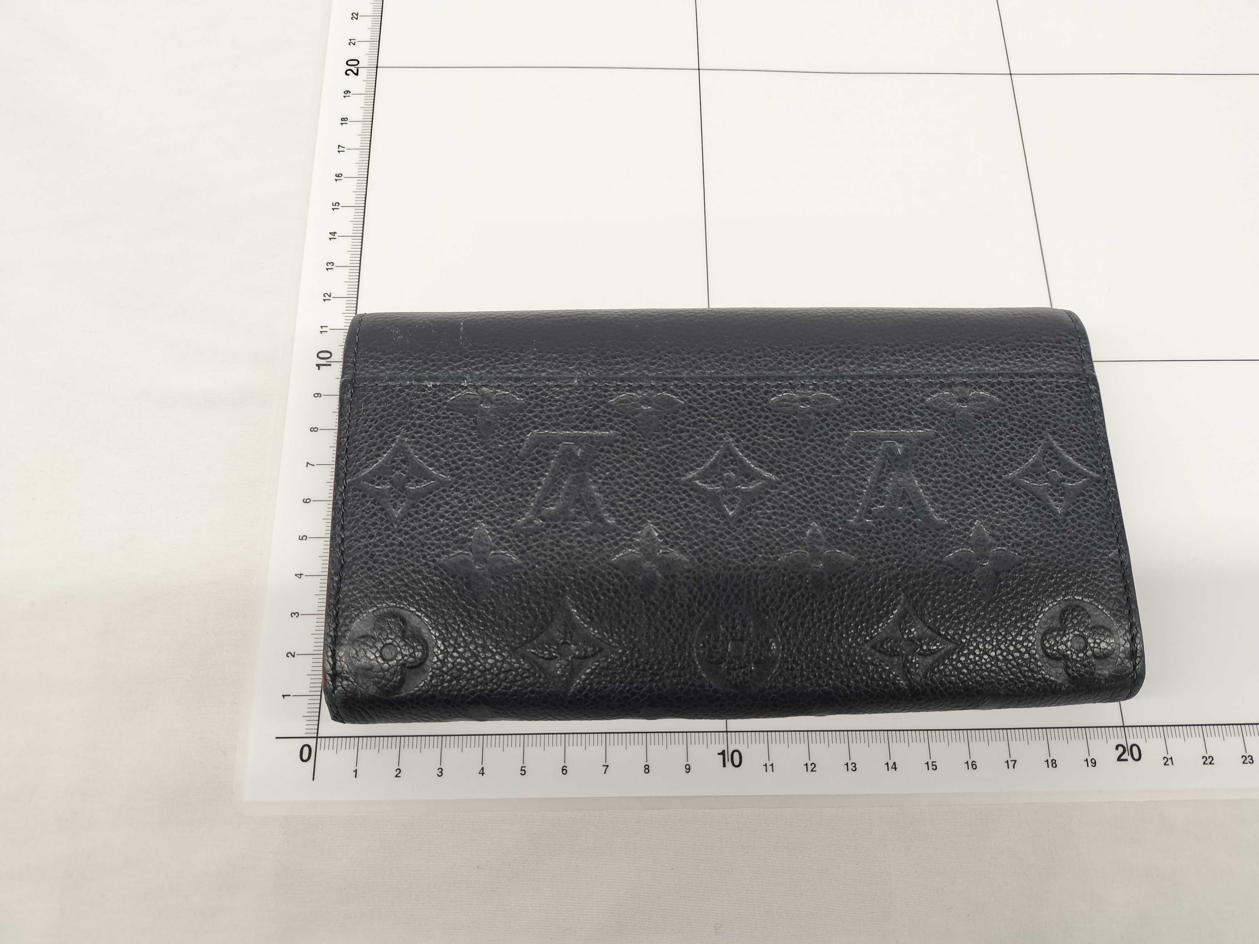 Monogram Empreinte Portefeuille Sarah M62125 Marine Rouge Wallet — view 2