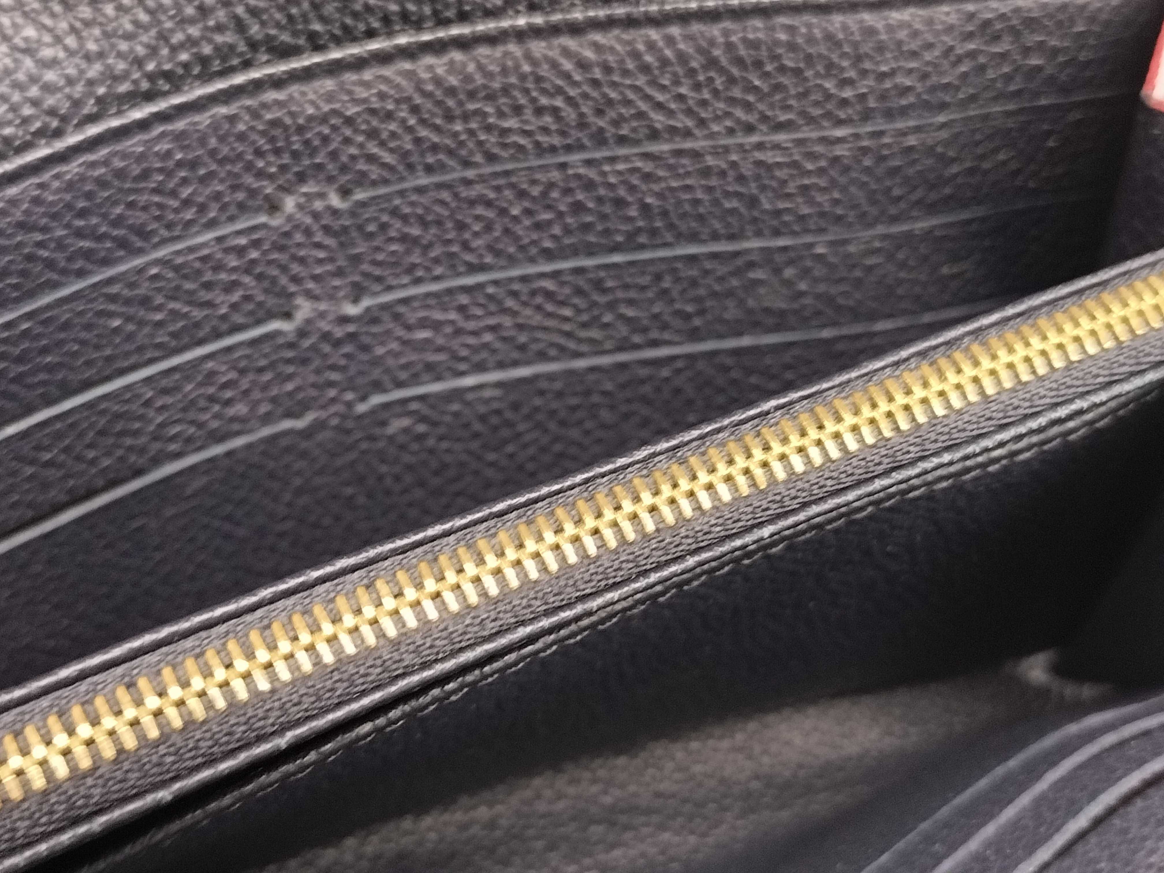 Monogram Empreinte Portefeuille Sarah M62125 Marine Rouge Wallet — view 12