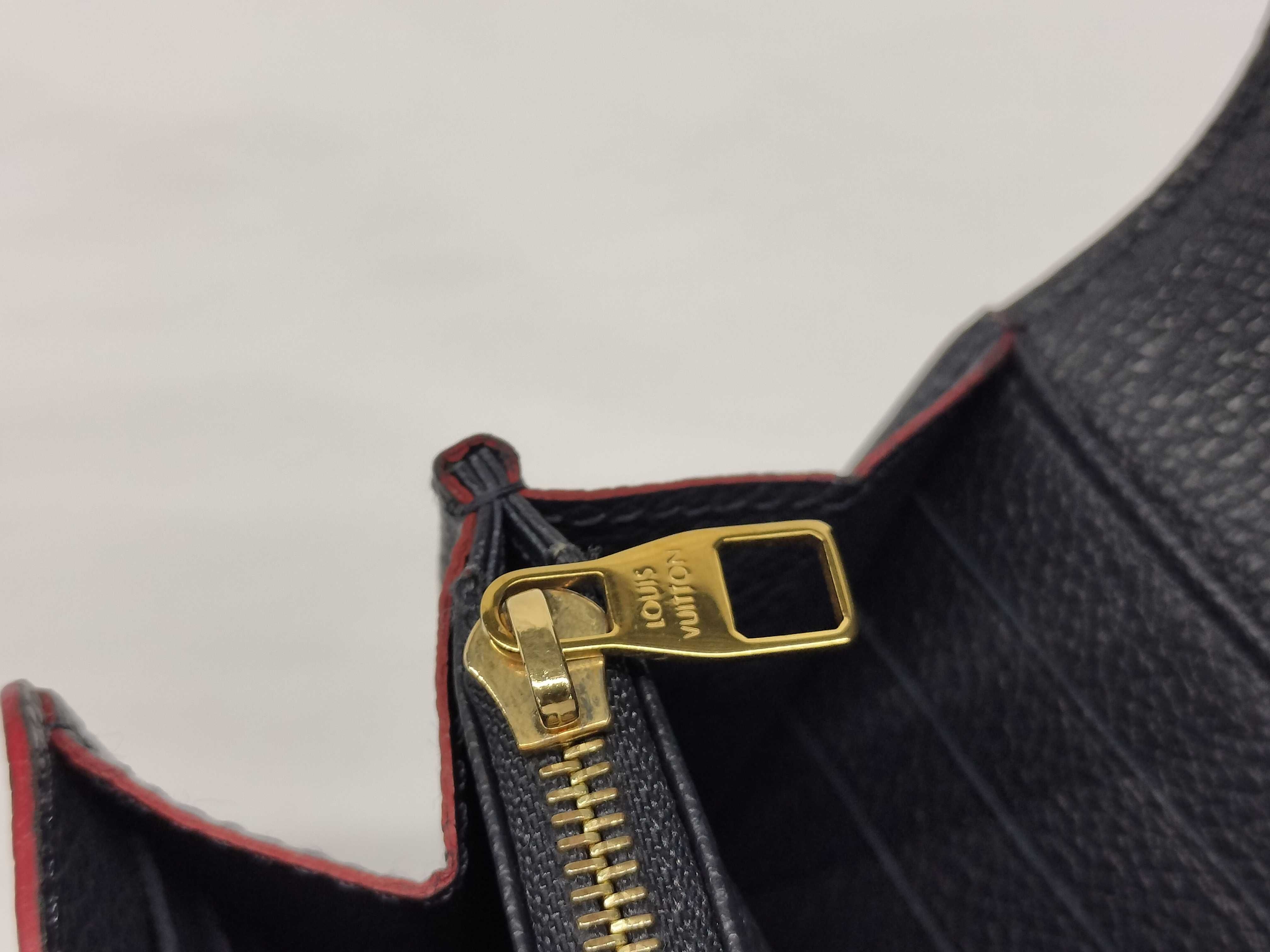 Monogram Empreinte Portefeuille Sarah M62125 Marine Rouge Wallet — view 13