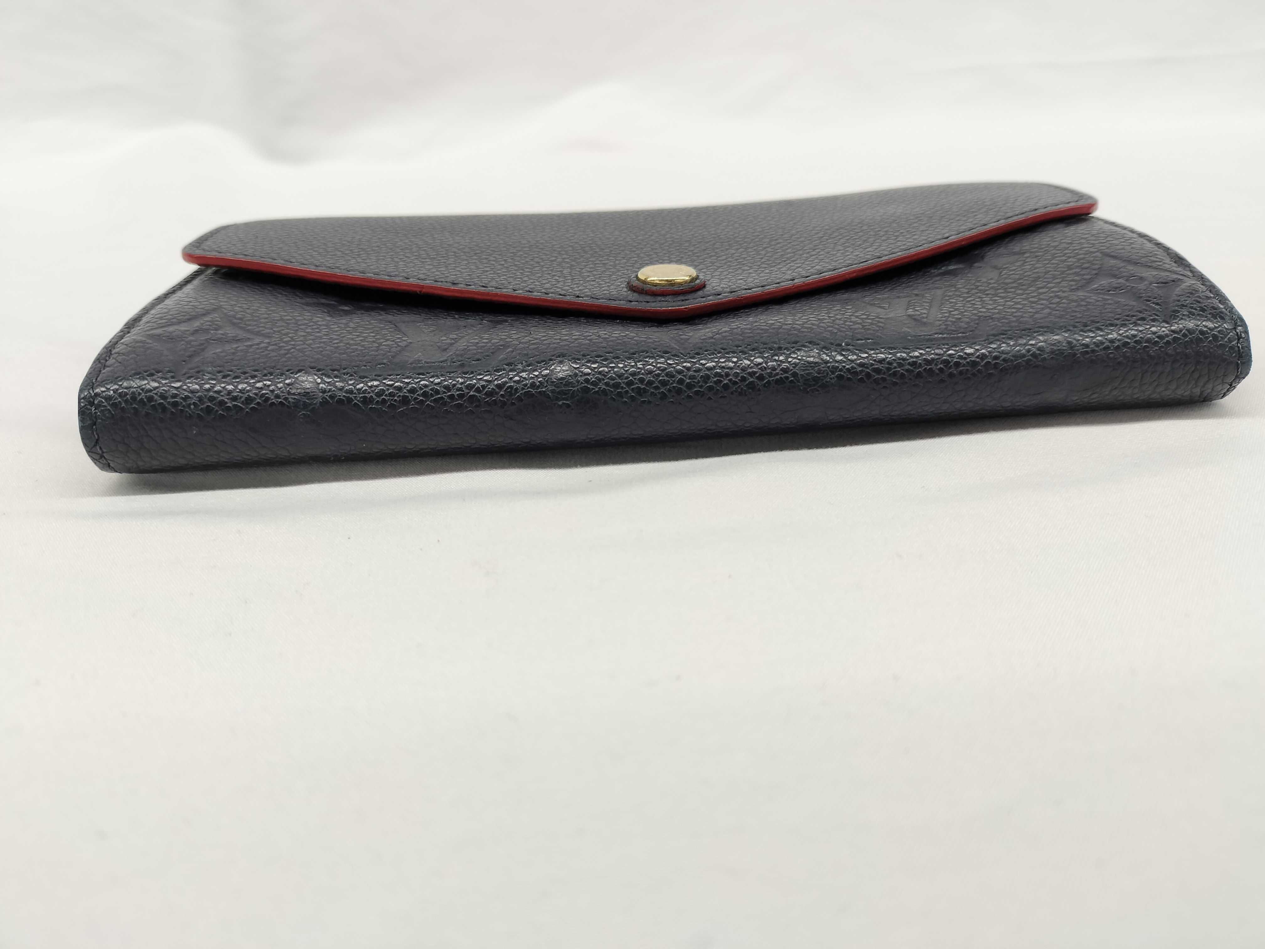 Monogram Empreinte Portefeuille Sarah M62125 Marine Rouge Wallet — view 4