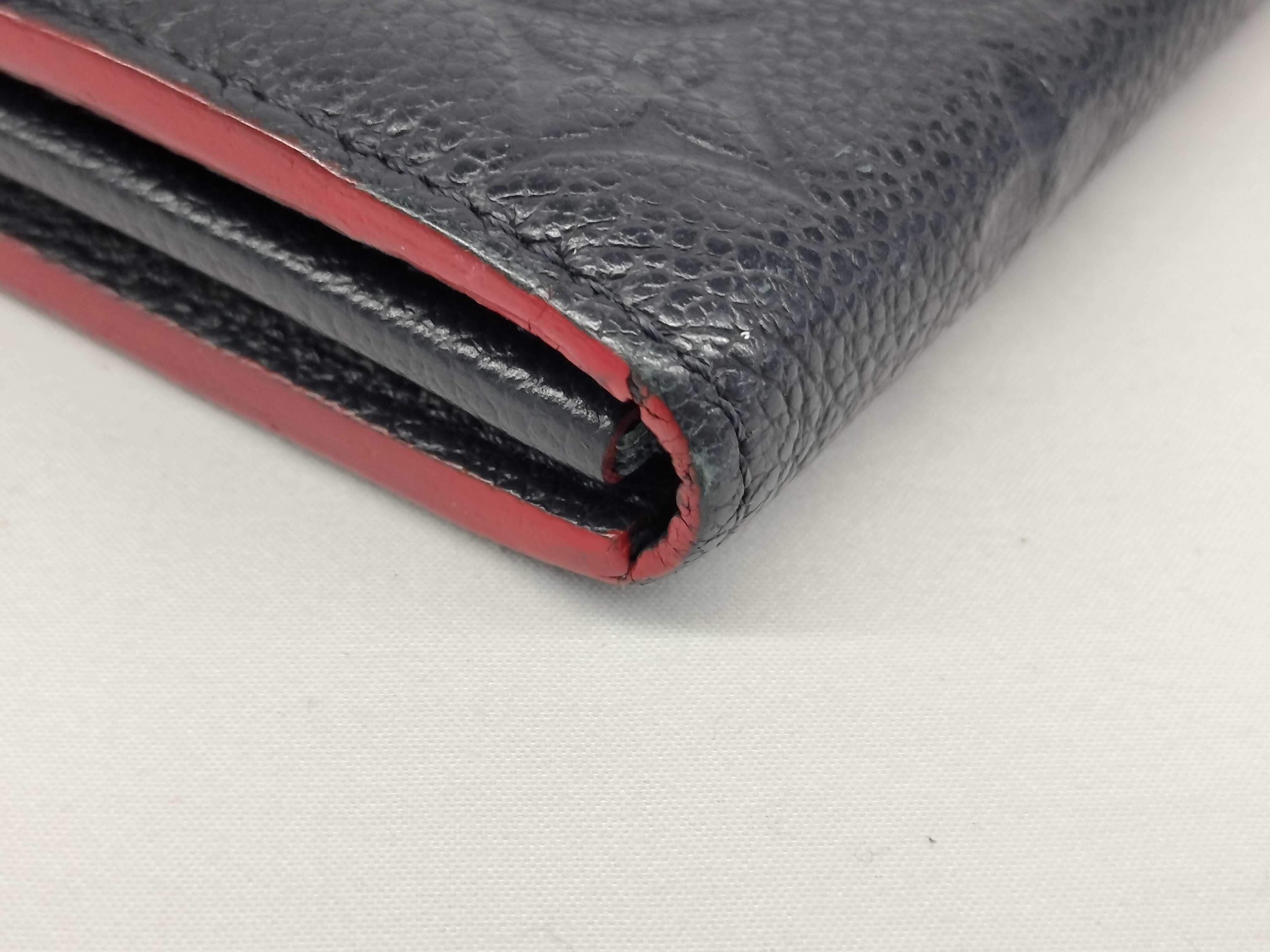 Monogram Empreinte Portefeuille Sarah M62125 Marine Rouge Wallet — view 6