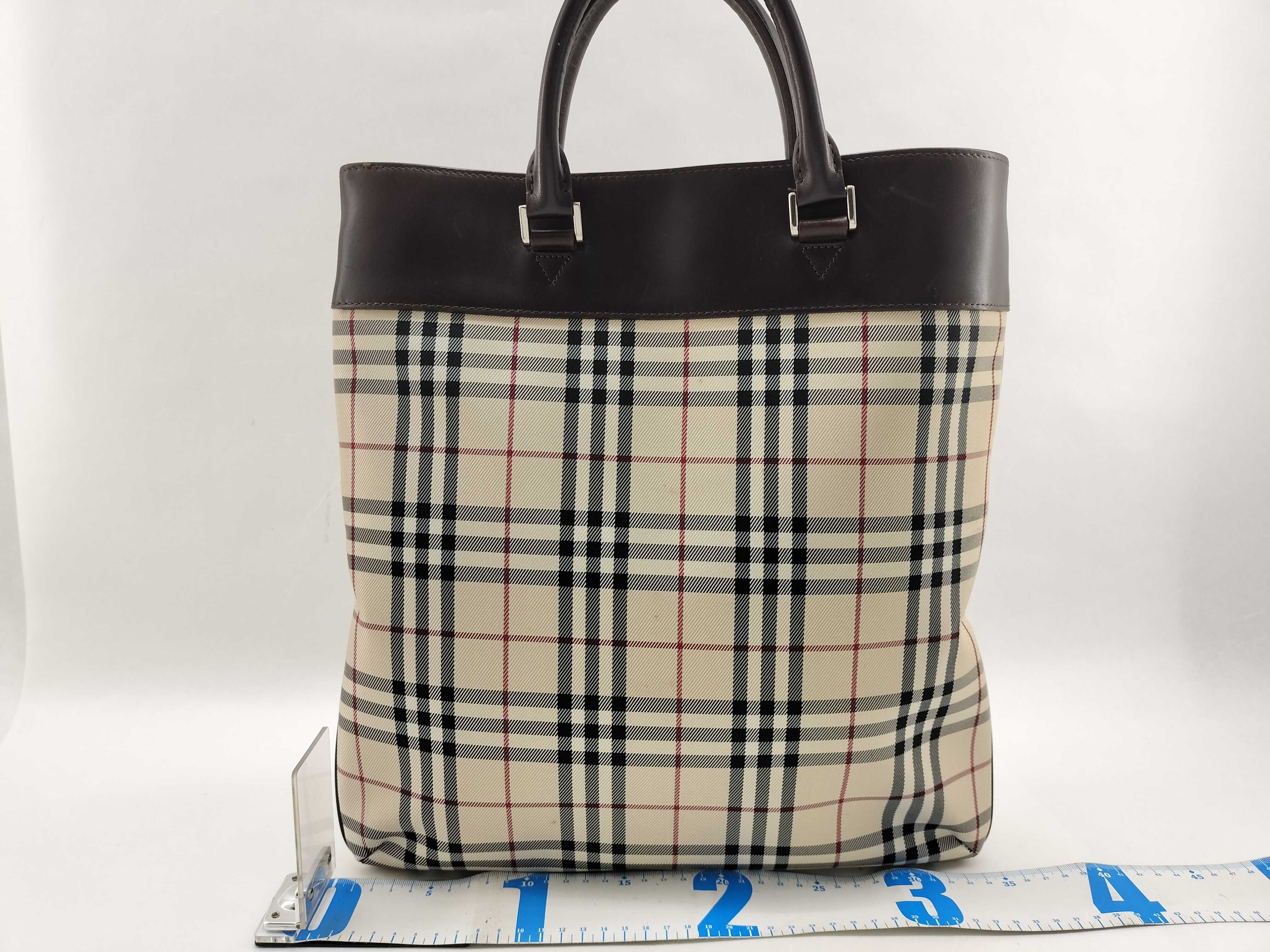 Nova Check Handbag Tote Bag — view 2