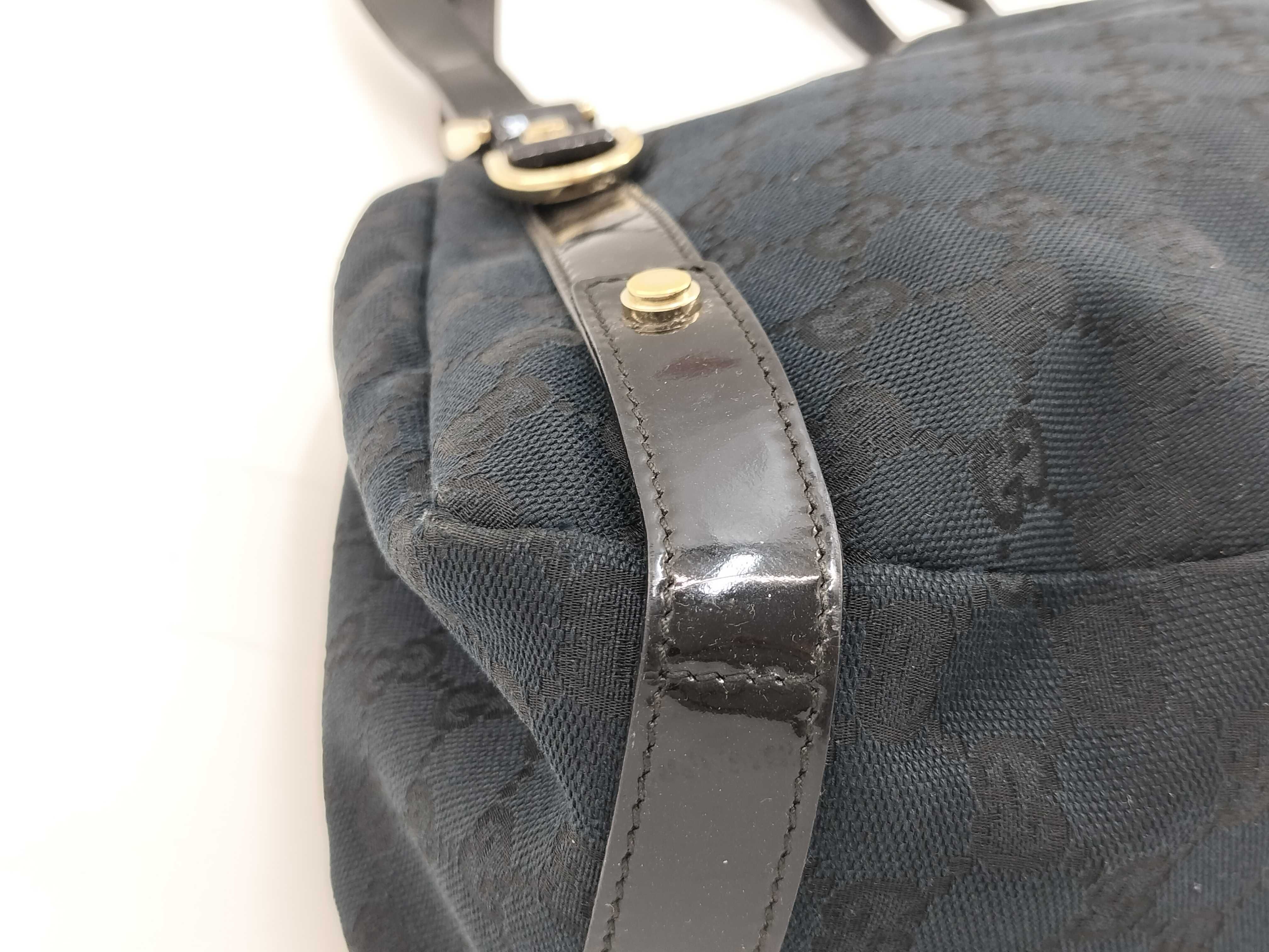 GG Canvas Tote Bag, Abbey GG Canvas, Black, 130739 Tote Bag — view 6