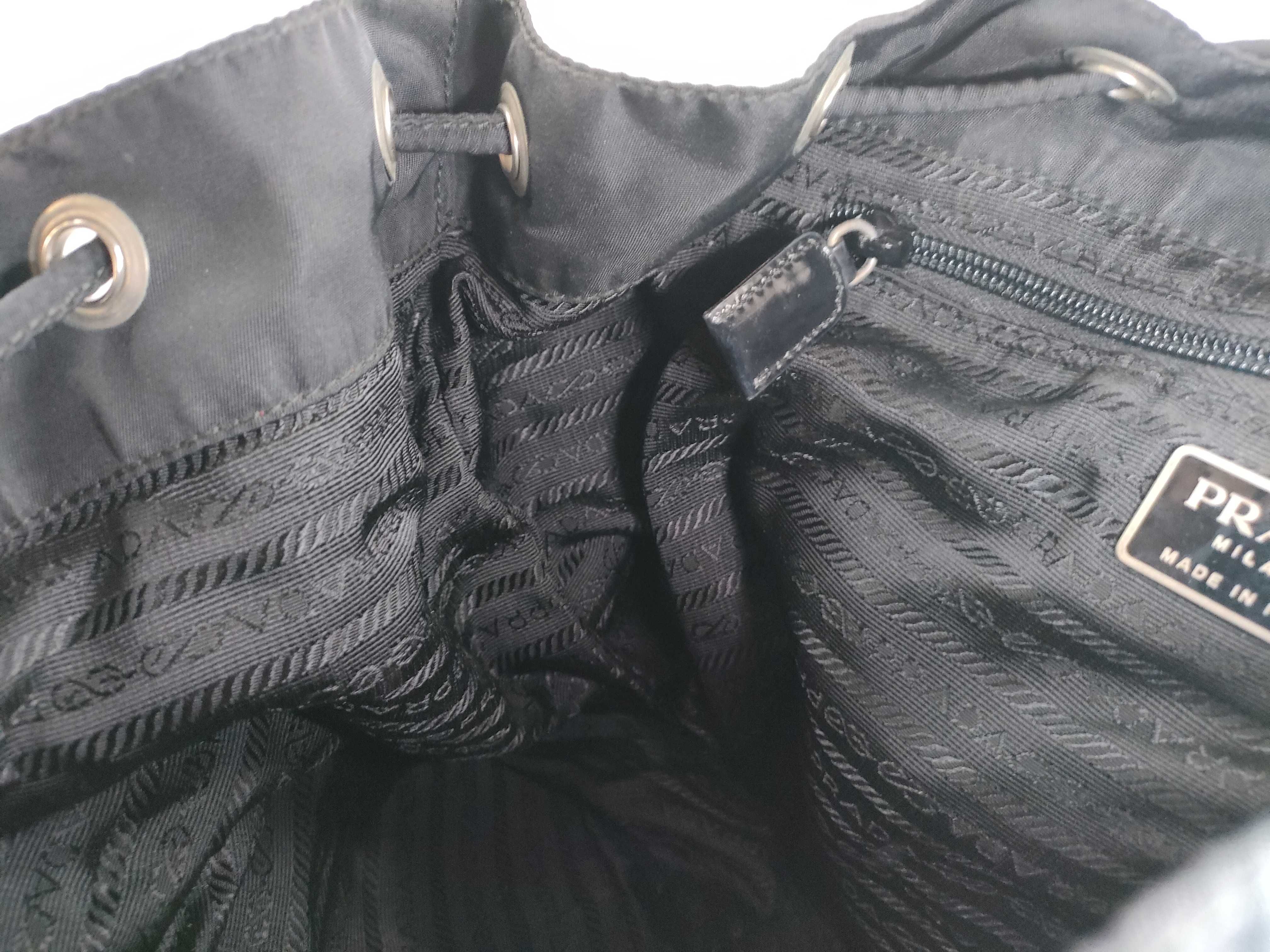 nylon backpack, black nylon backpack. — view 12