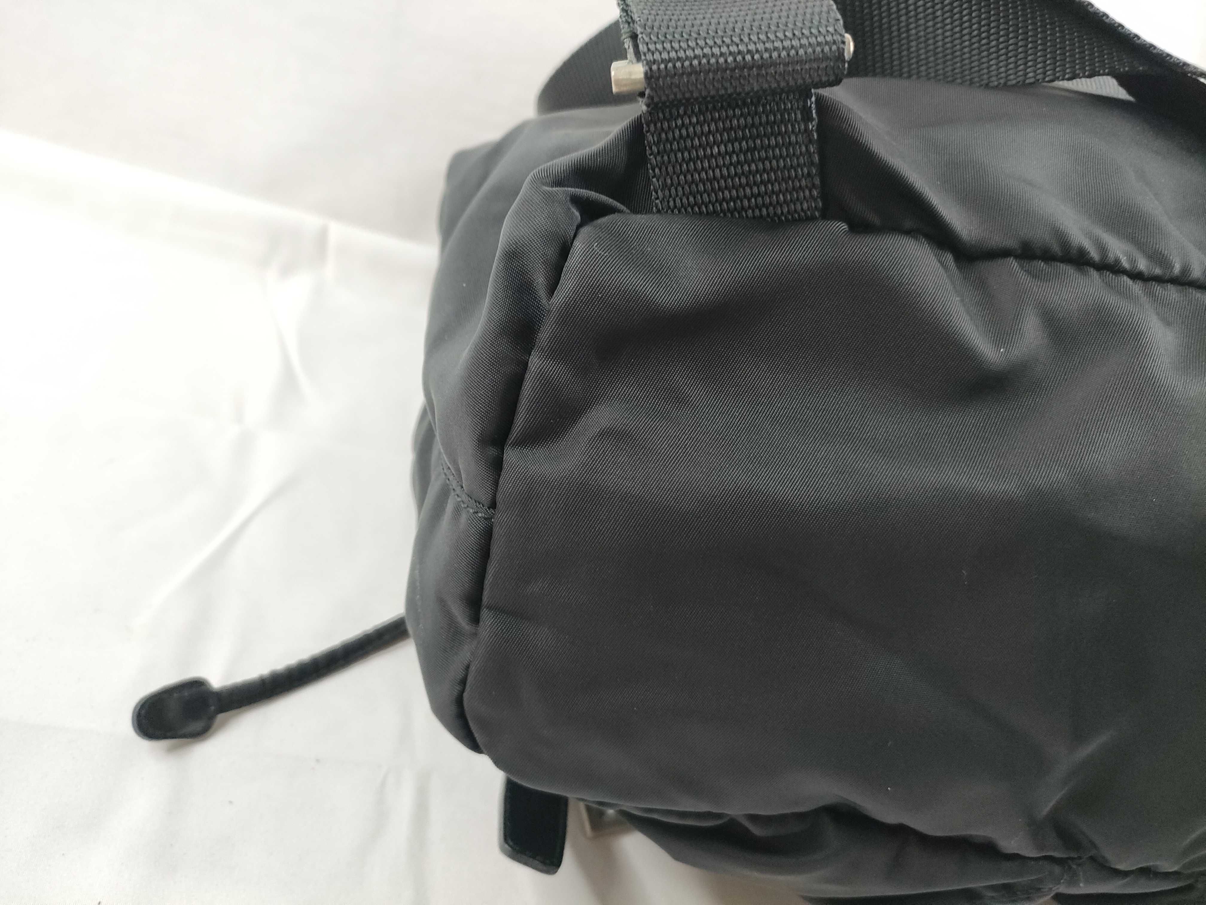 nylon backpack, black nylon backpack. — view 3