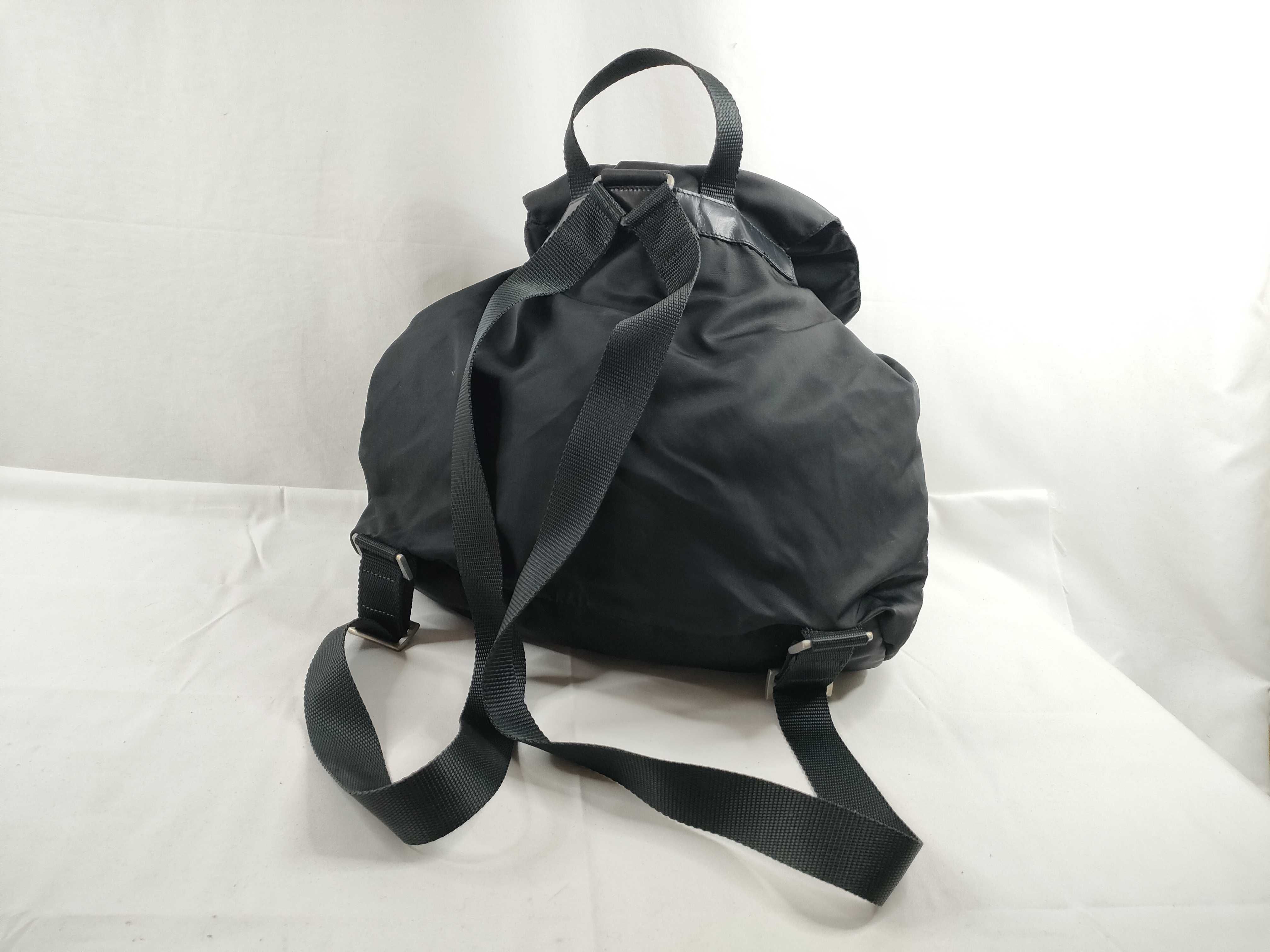 nylon backpack, black nylon backpack. — view 6