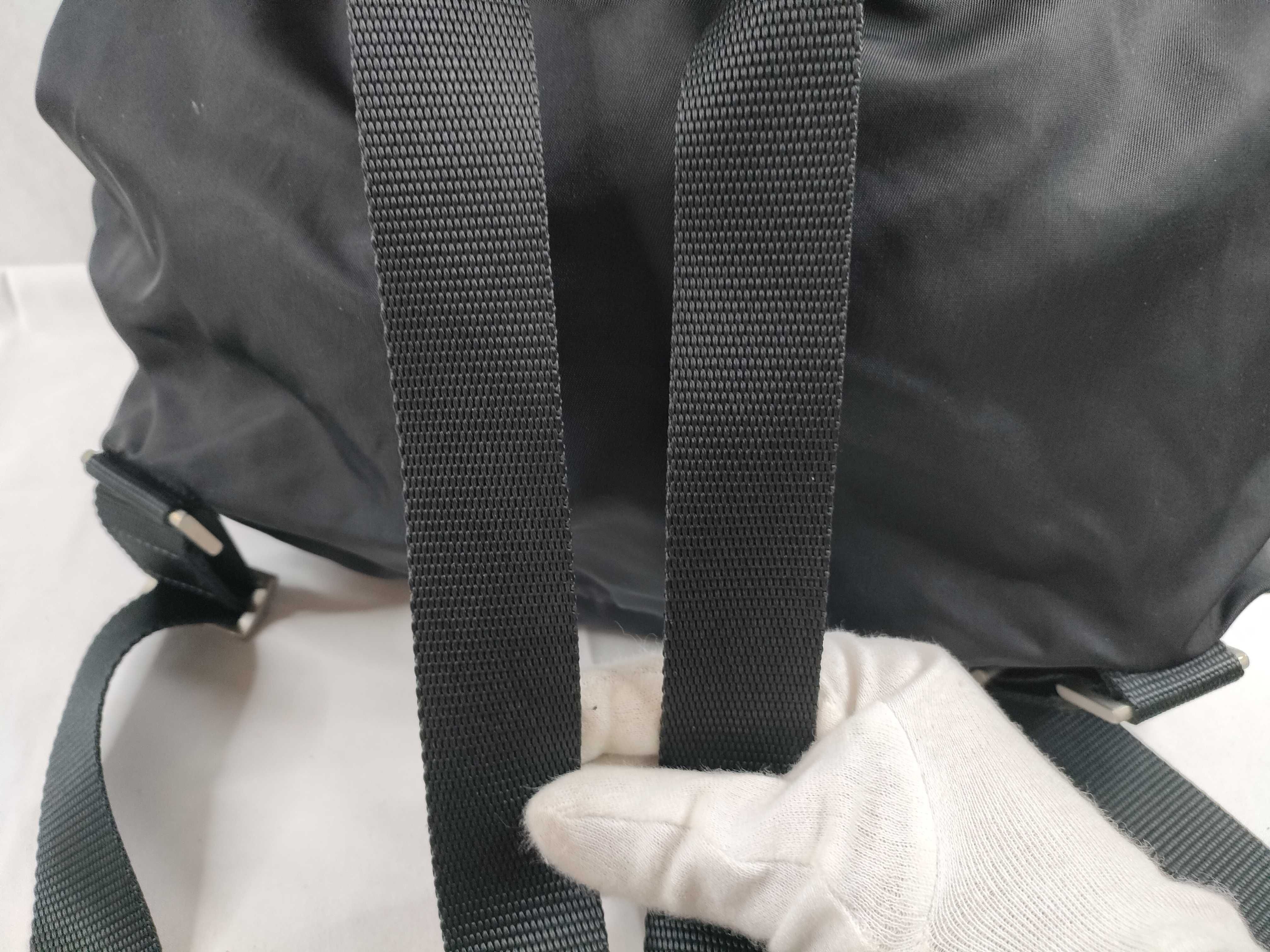 nylon backpack, black nylon backpack. — view 7