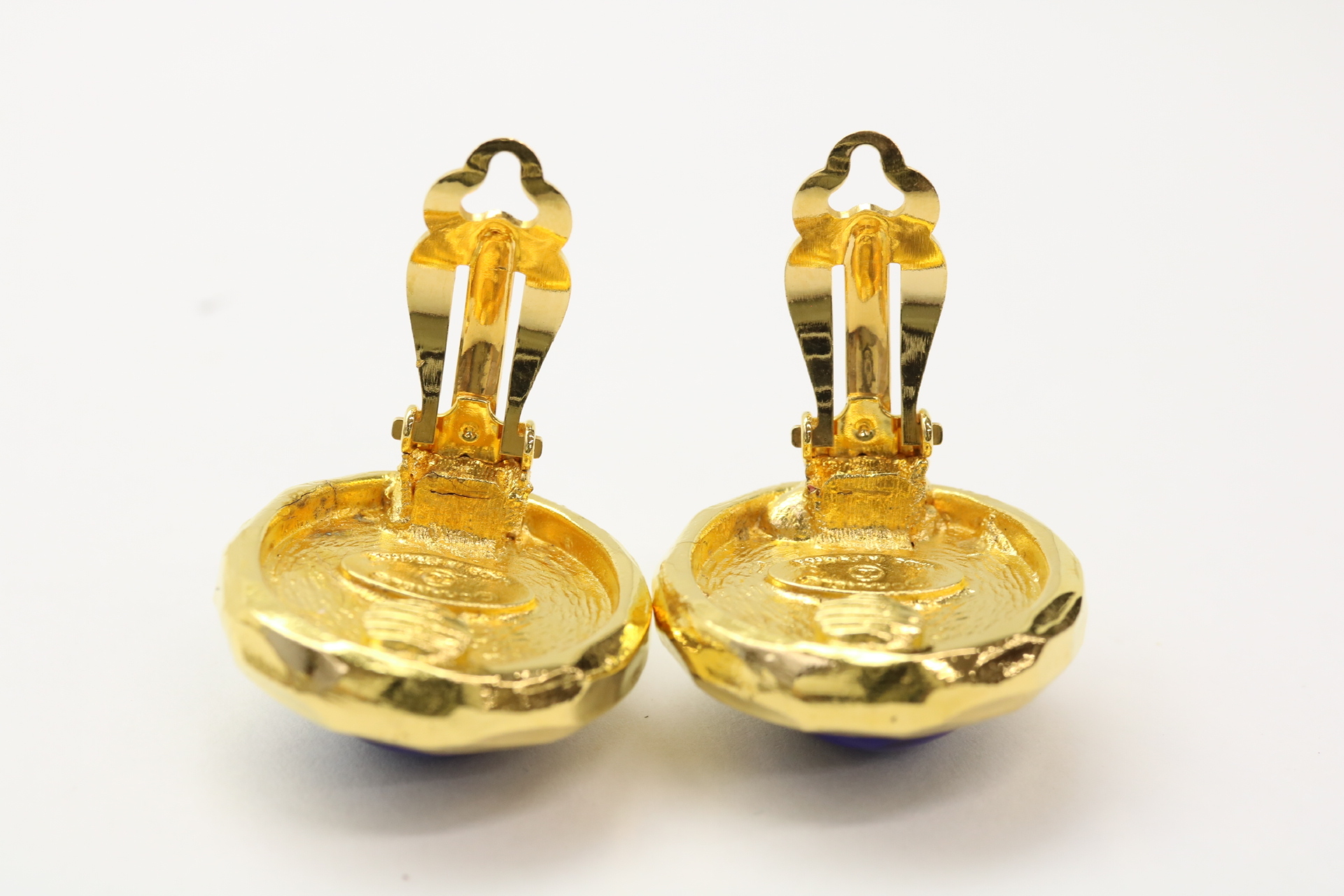 Colored Stone Round Earrings 2352 Earrings — view 4