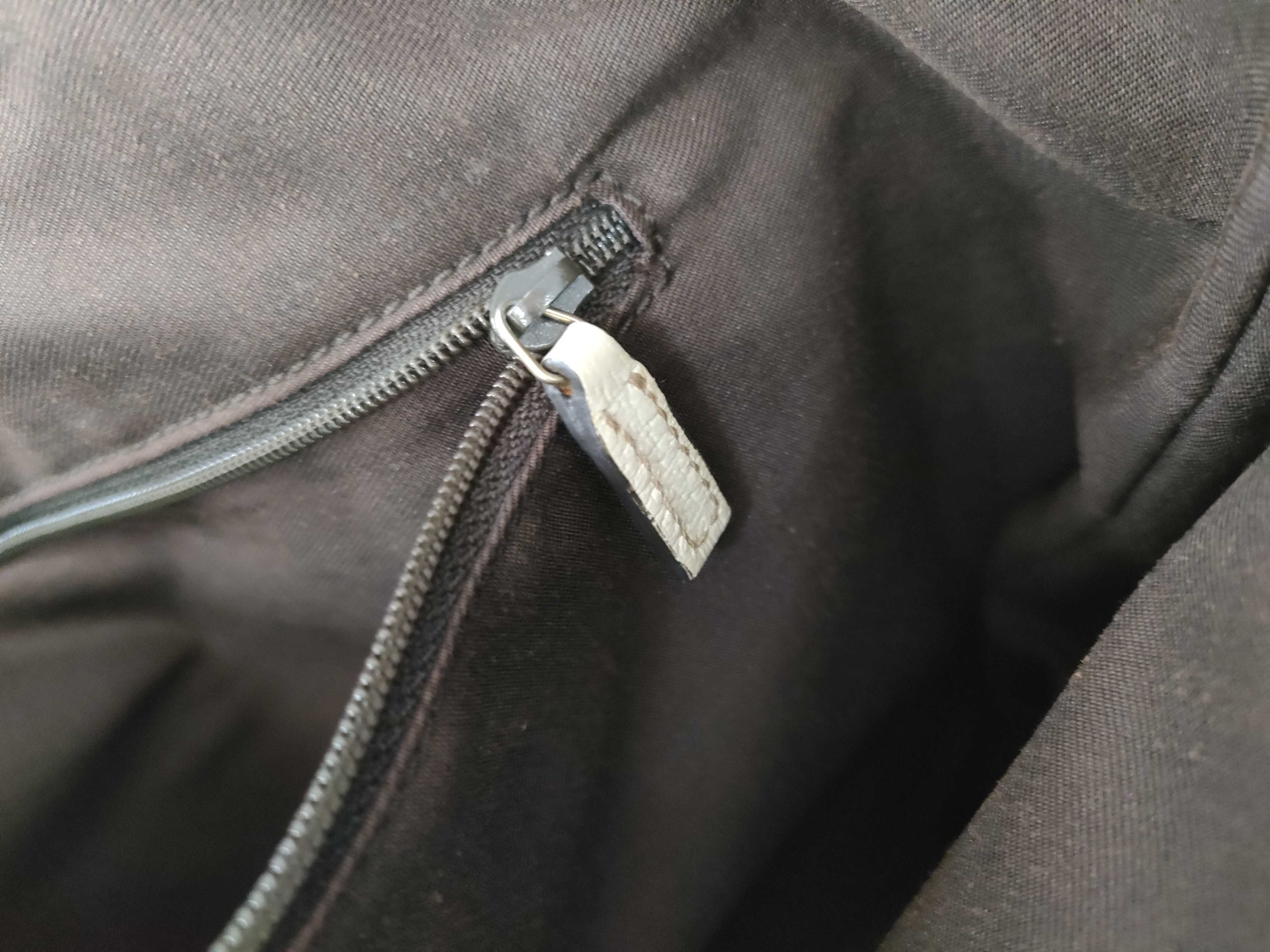 handbag, one-shoulder style, leather and canvas, GG pattern. — view 12