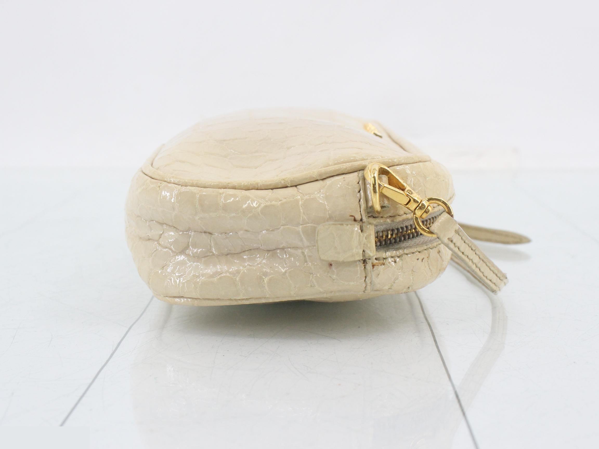 Other lines: Bags/Shoulder bags, Crocodile pattern, White — view 3
