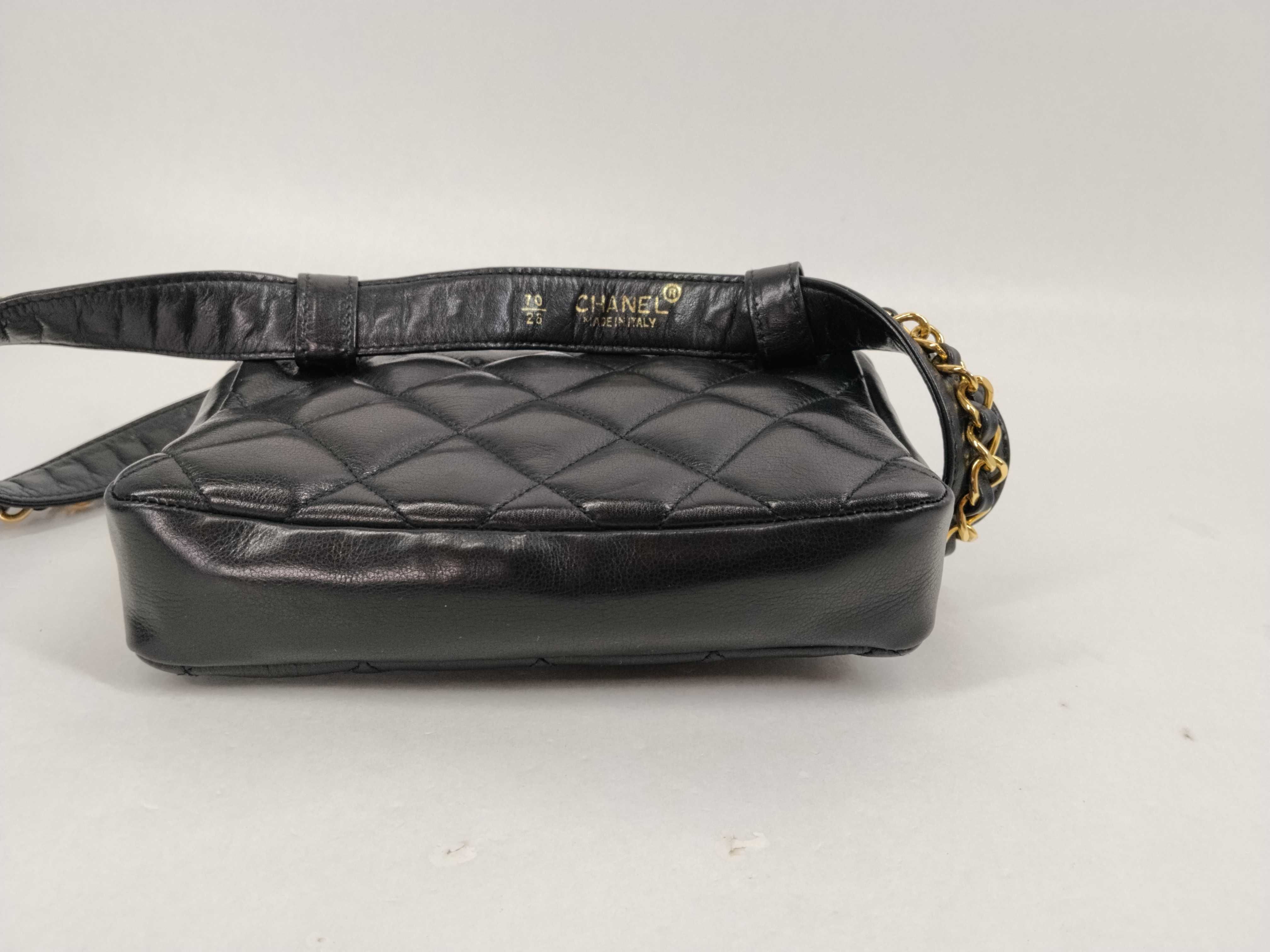 Lambskin Waist Bag, Black — view 3