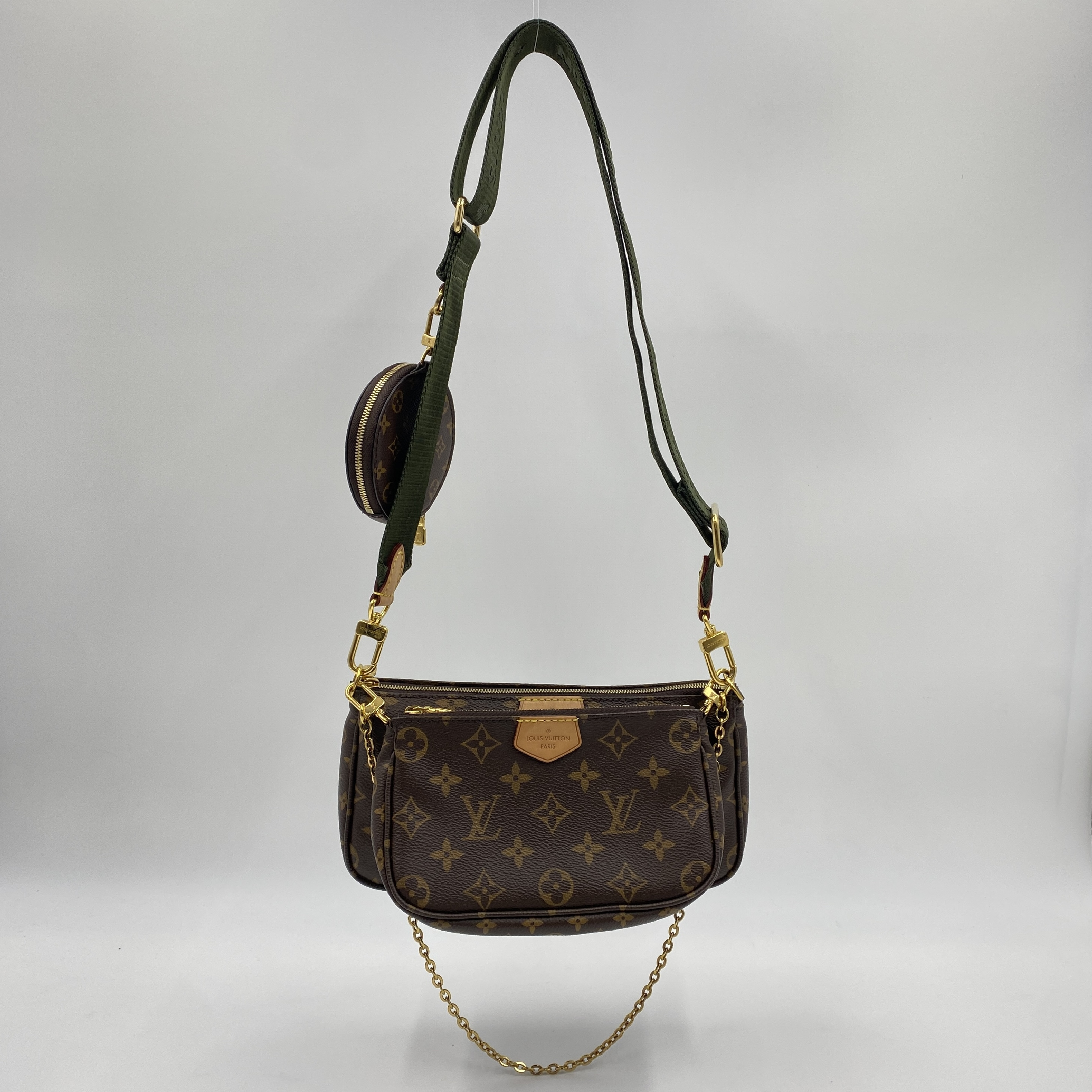 Multi Pochette Accessoires Khaki 2-Way Shoulder Bag — view 2