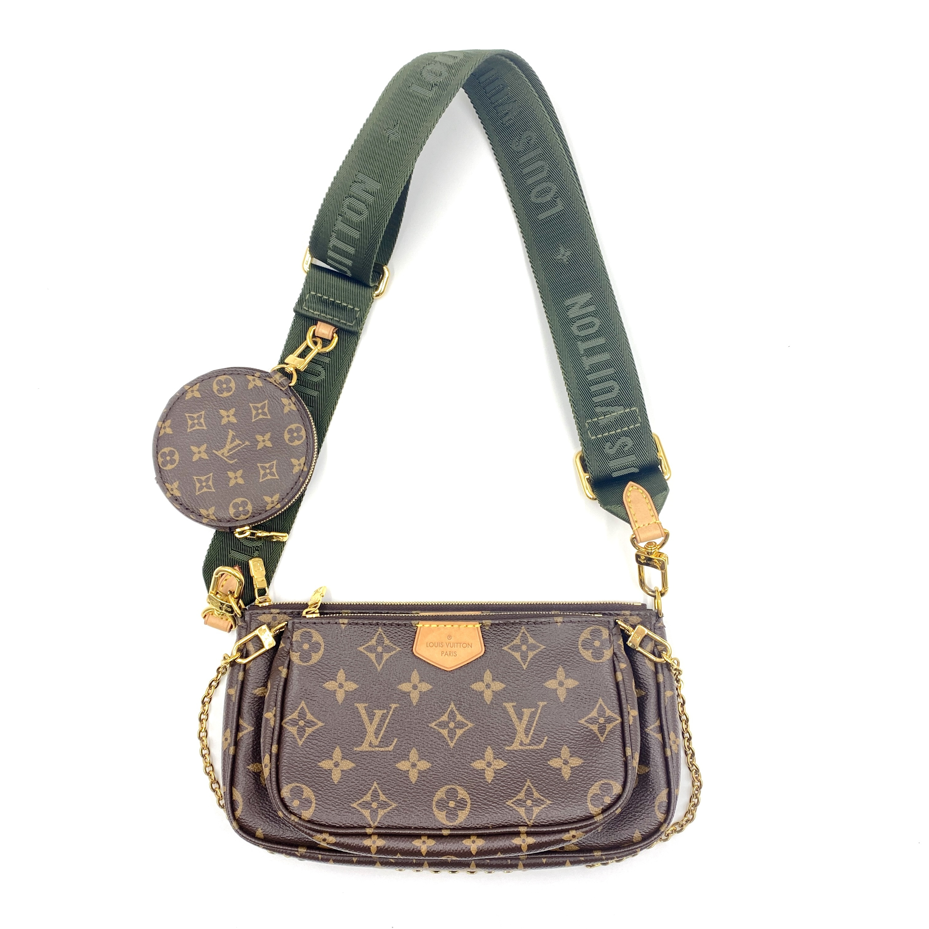 Multi Pochette Accessoires Khaki 2-Way Shoulder Bag — view 11
