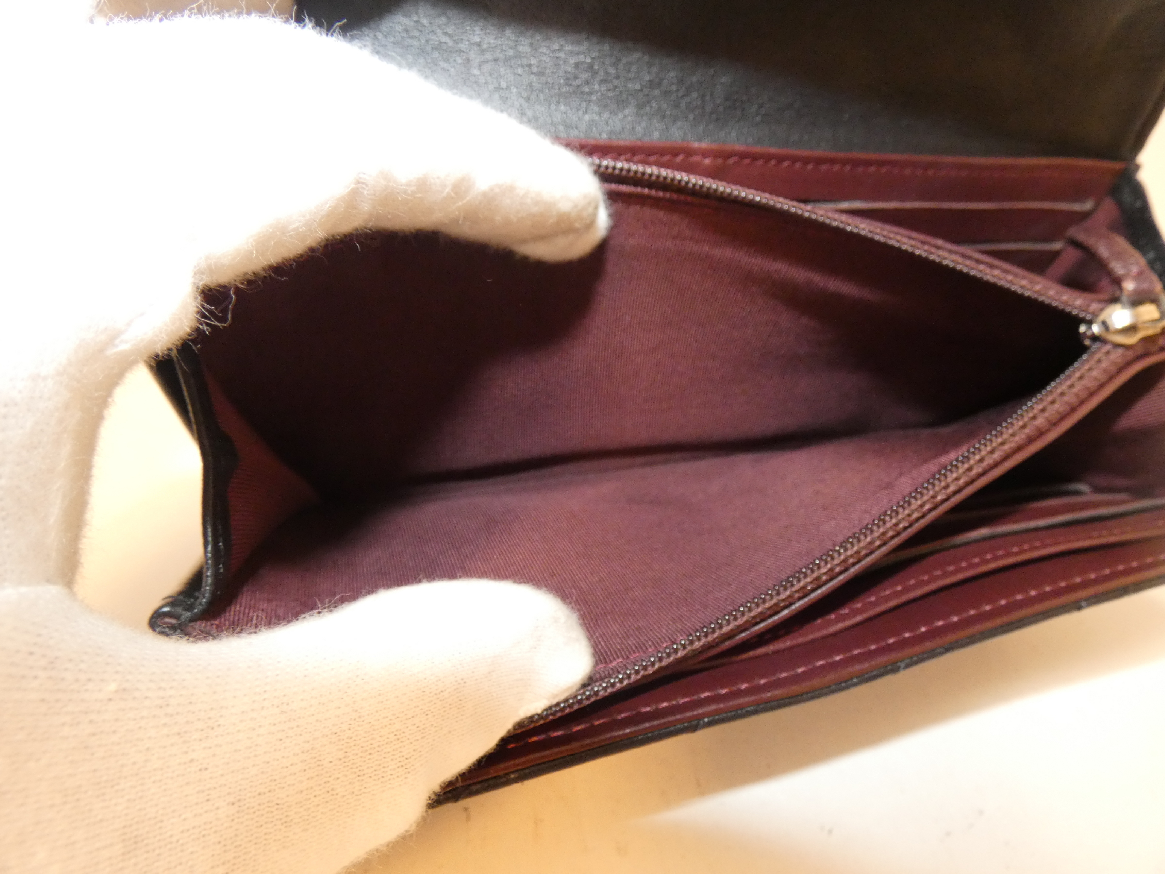 Matelassé Coco Lambskin Black Long Wallet — view 7