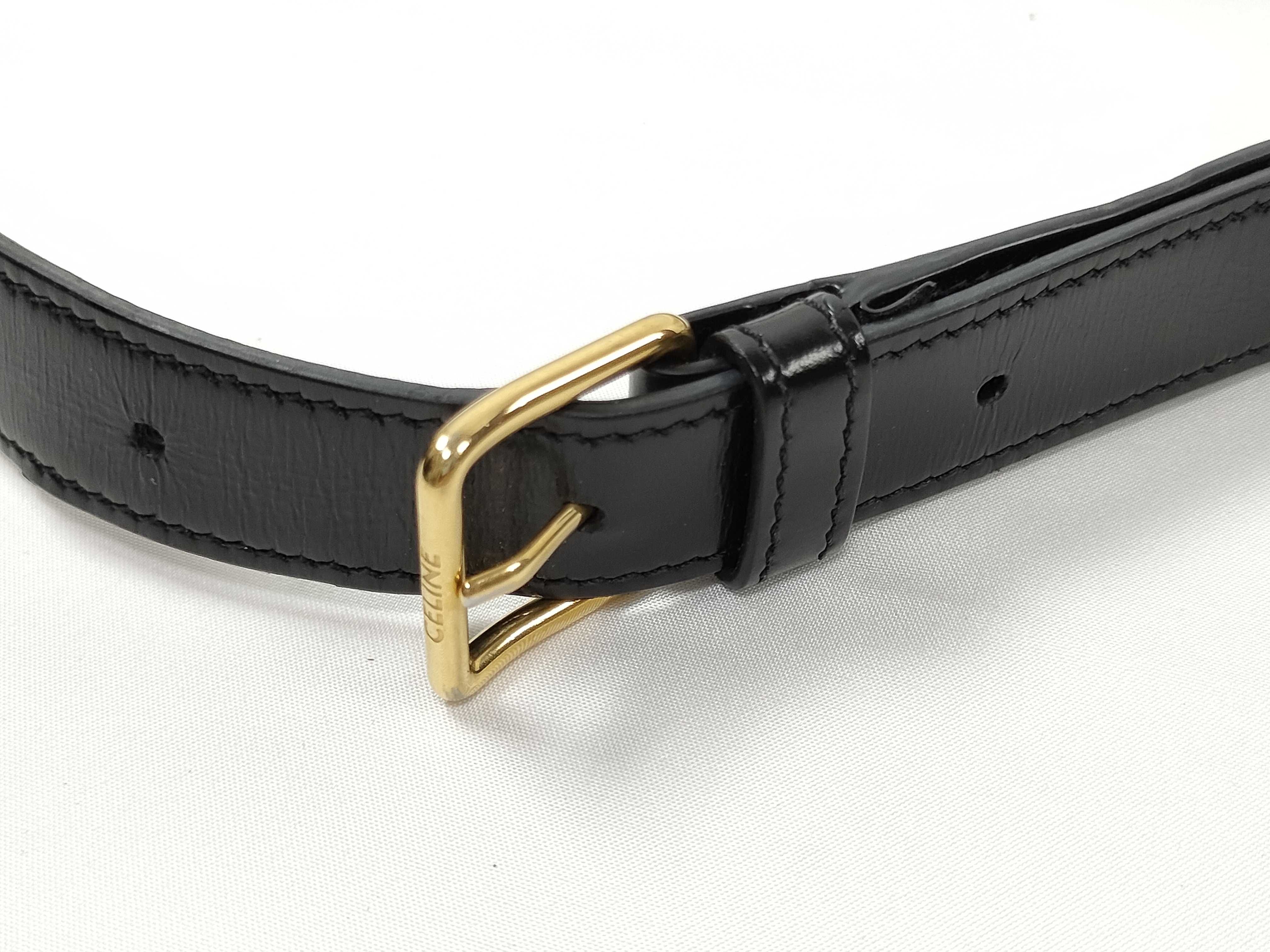 FR- Triomphe Leather Shoulder bag Black — view 4