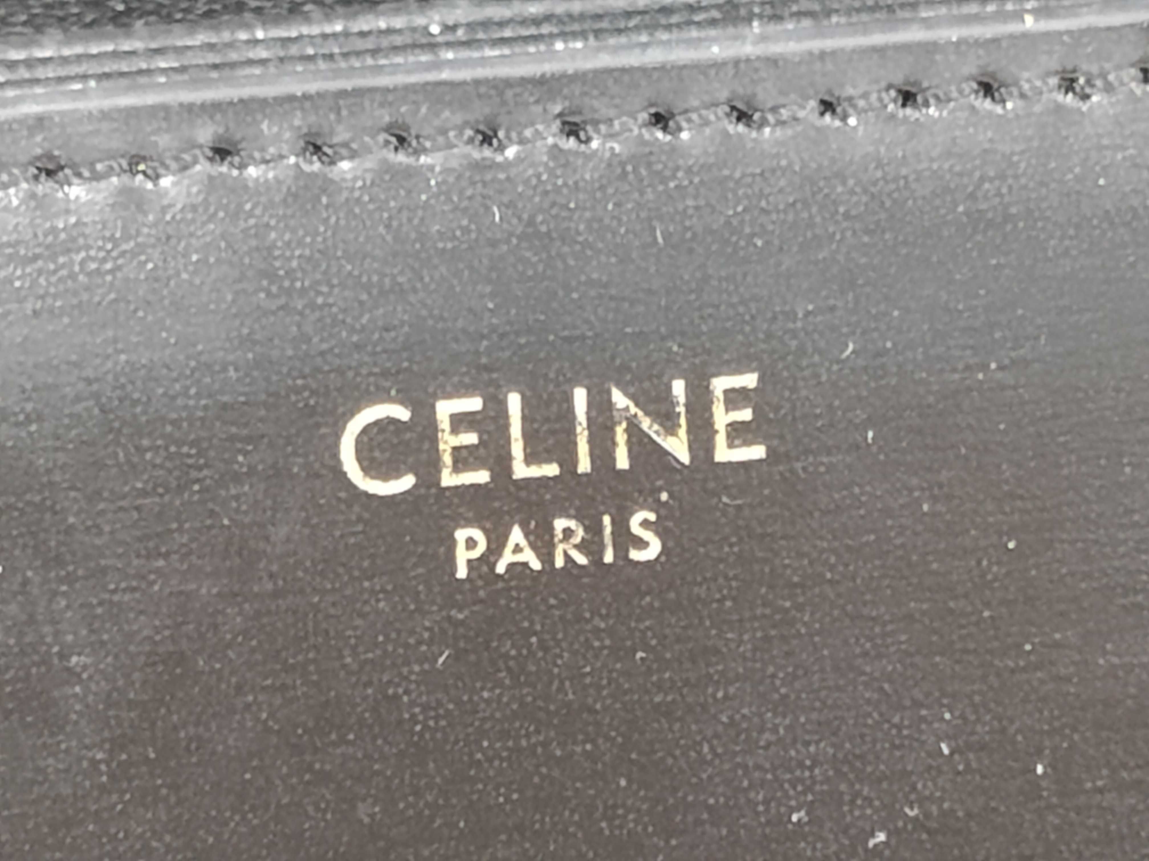 FR- Triomphe Leather Shoulder bag Black — view 10