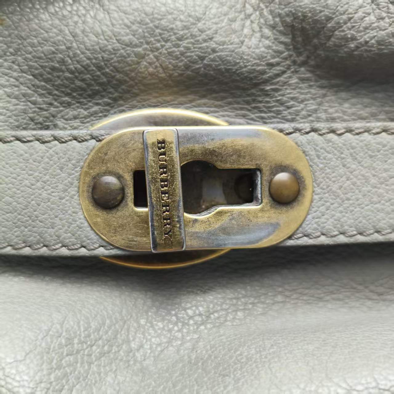 【*Shipped from: China*】BURBERRY Leather Handbag — view 8