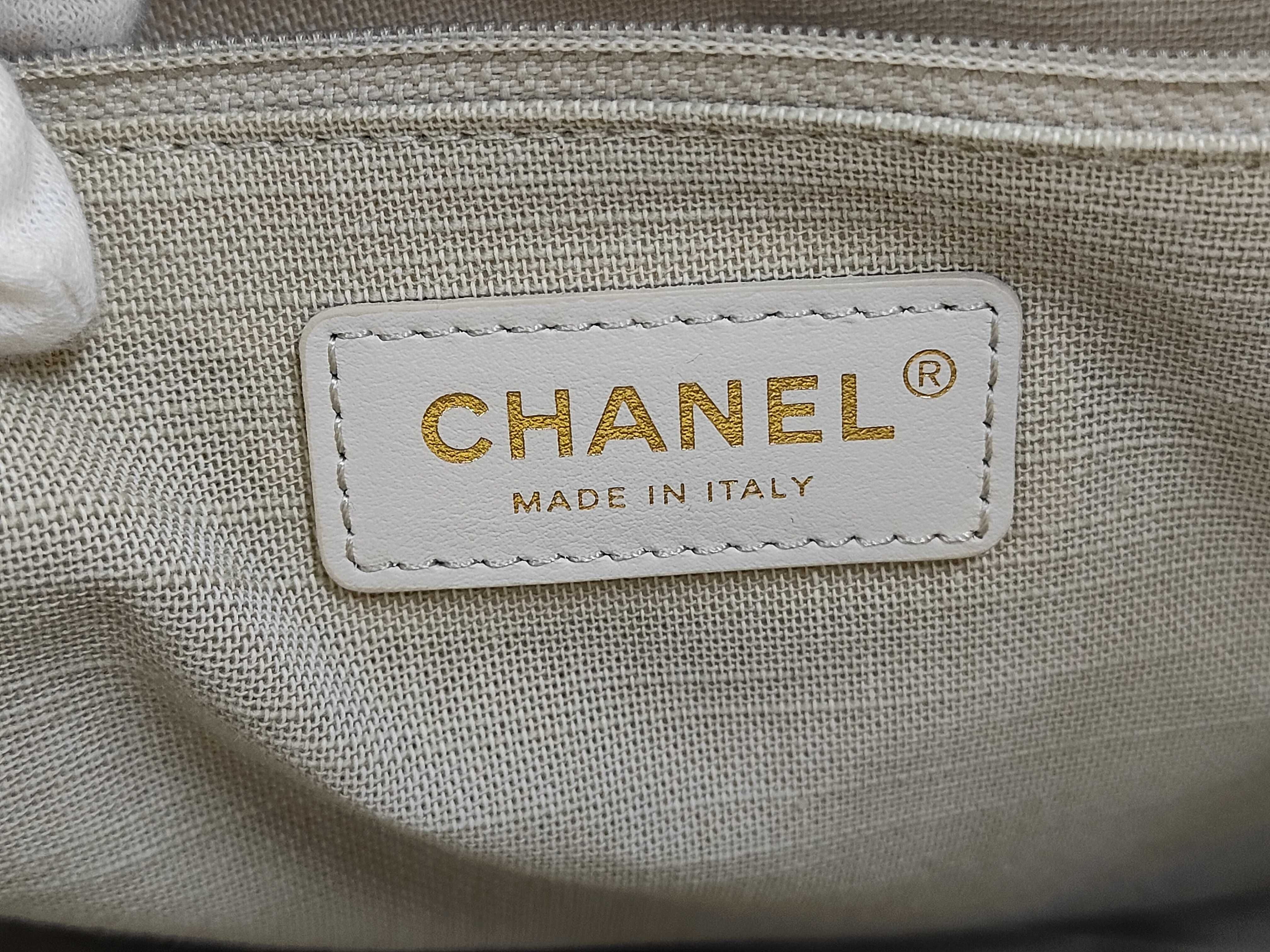 Deauville MM Tote Bag with Pouch, Yellow — view 14