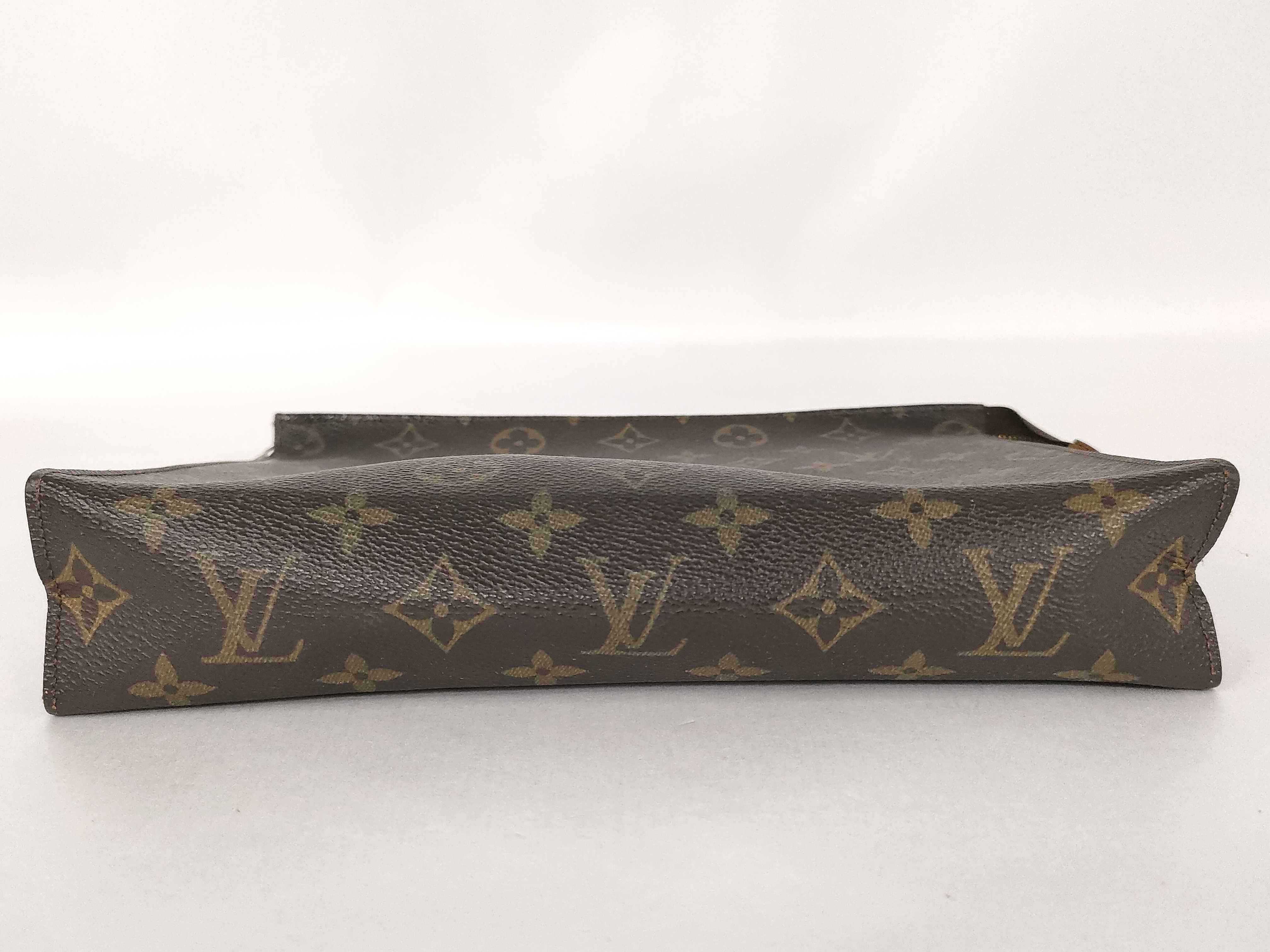 Monogram Louis Vuitton M47542 Pochette Toilette 25 size 884AN Pouch — view 4