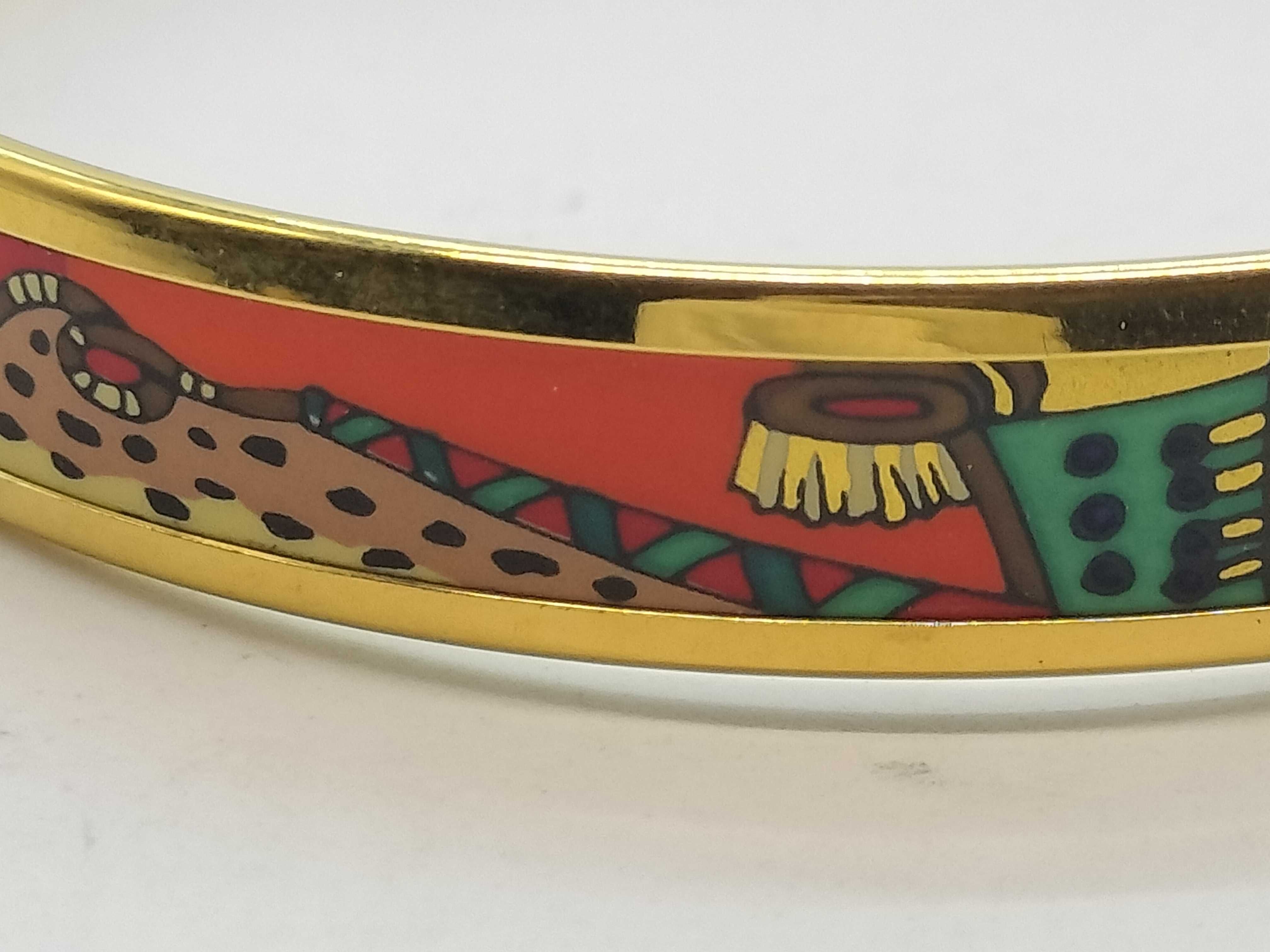 Enamel Bangle Bracelet Panther Bracelet Bangle — view 7