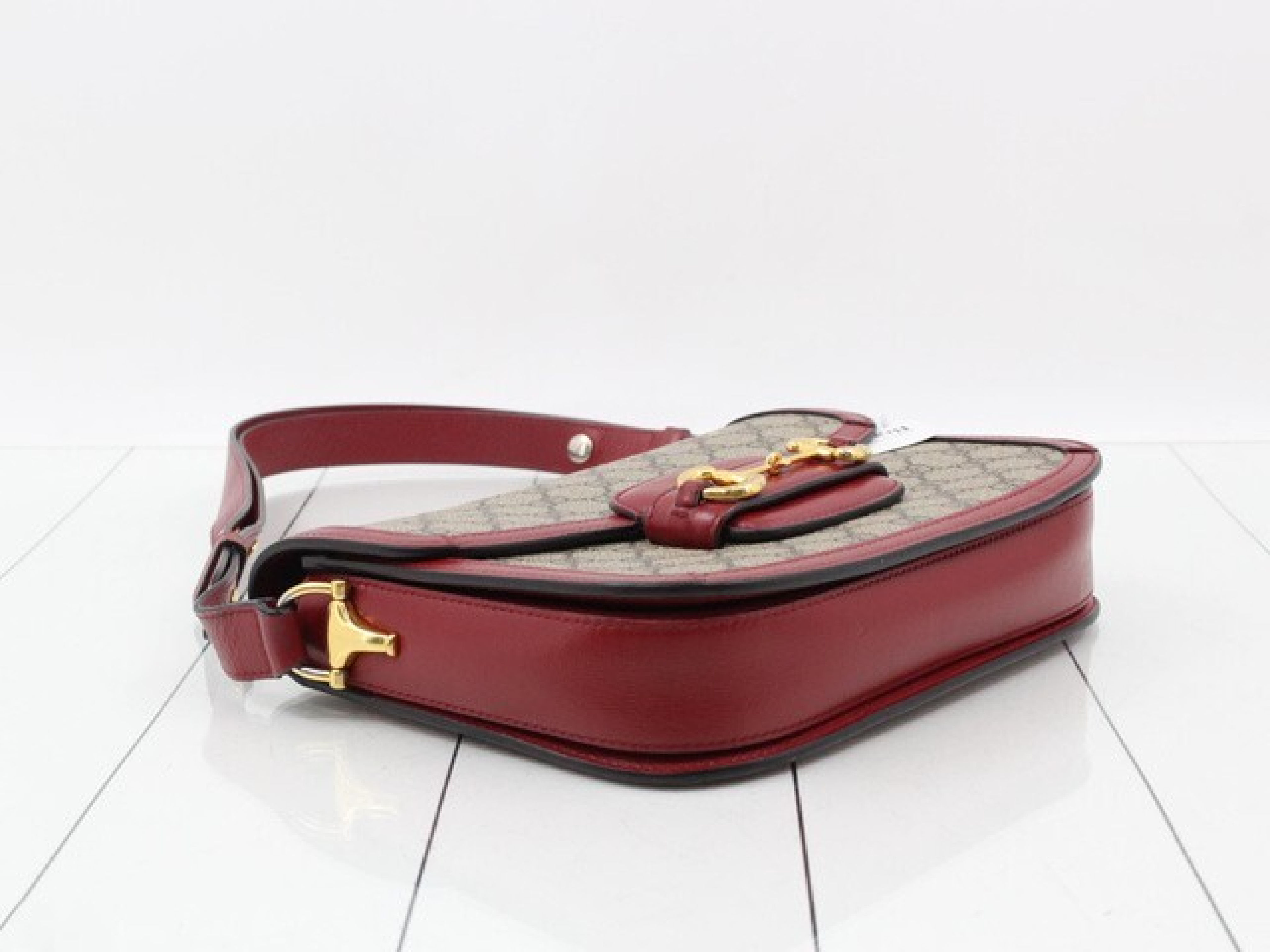 1955 GG Supreme Horsebit Semi-Shoulder Bag (Shoulder Bag) — view 3