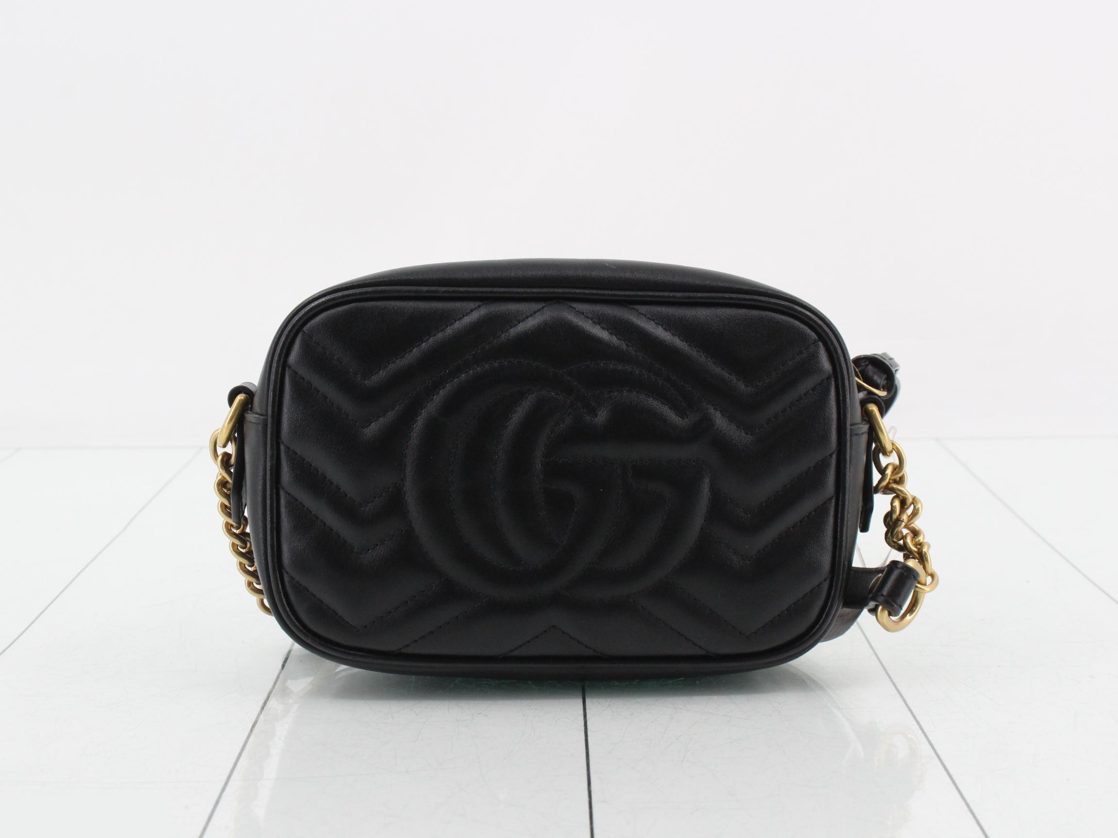 GG Marmont Shoulder Bag, Leather — view 2