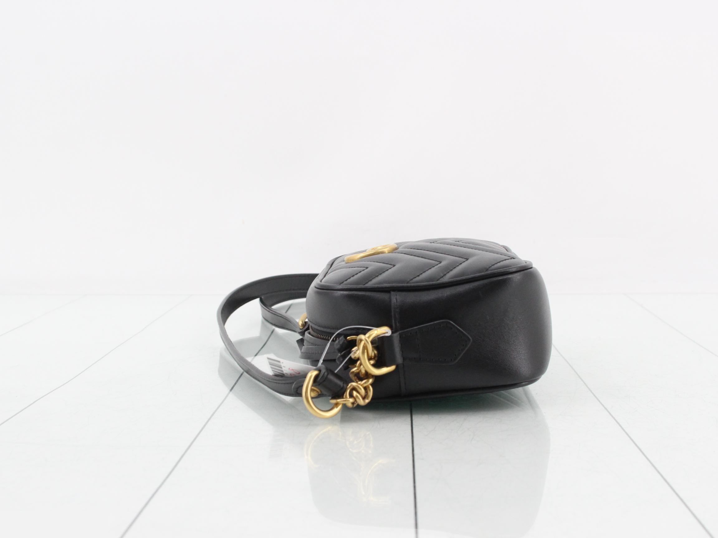 GG Marmont Shoulder Bag, Leather — view 4