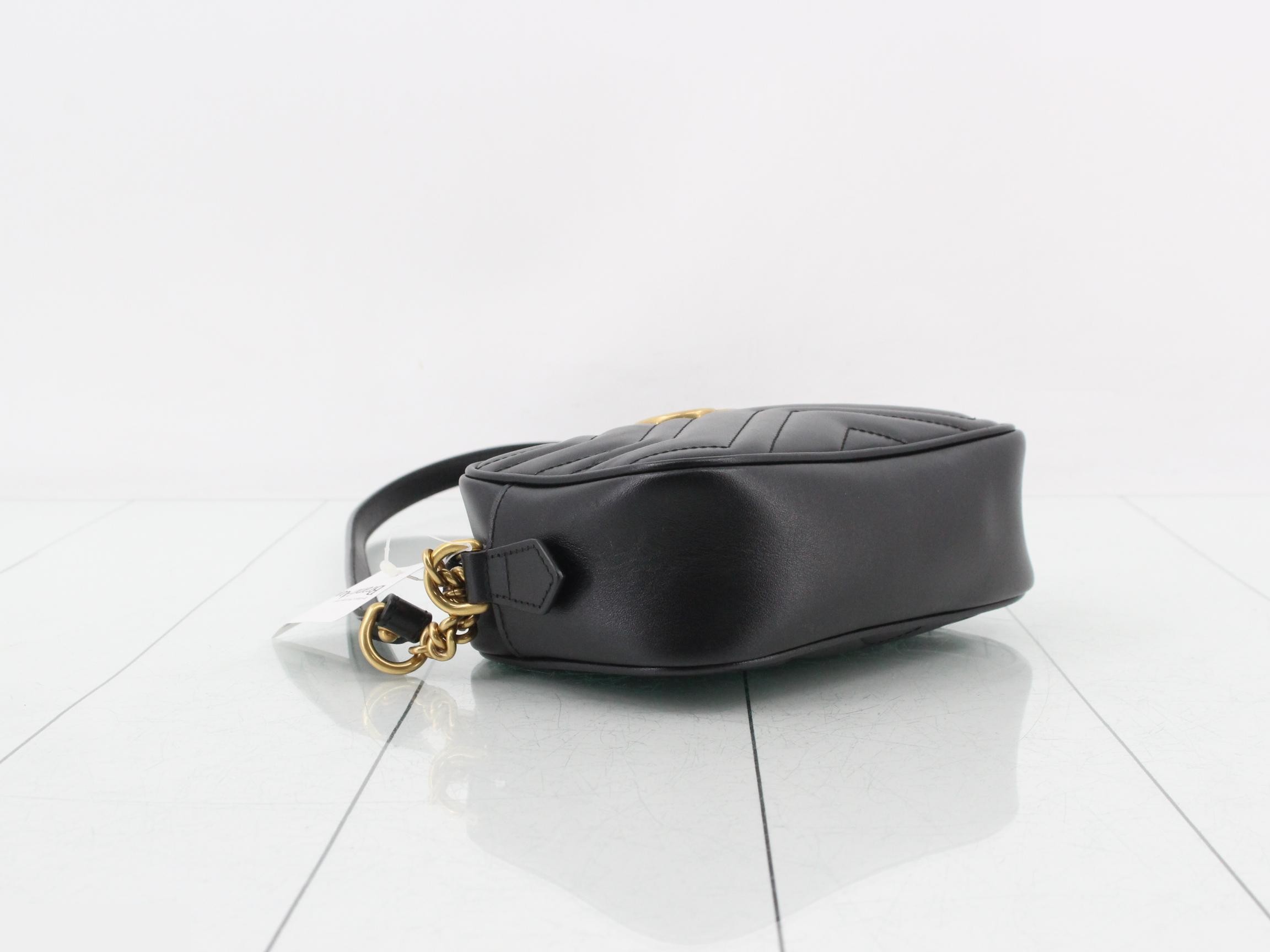 GG Marmont Shoulder Bag, Leather — view 5