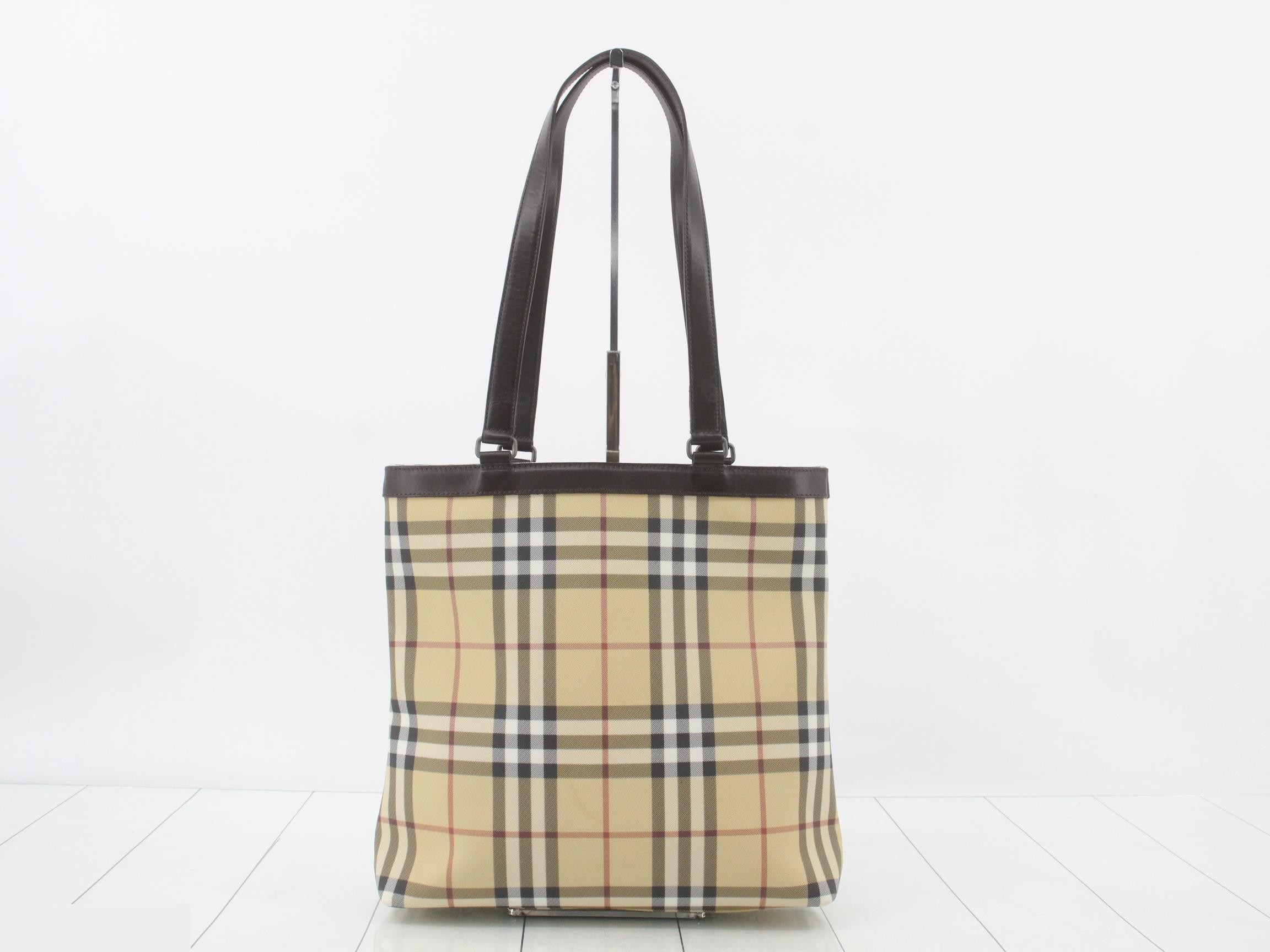 Nova Check Tote Bag — view 2