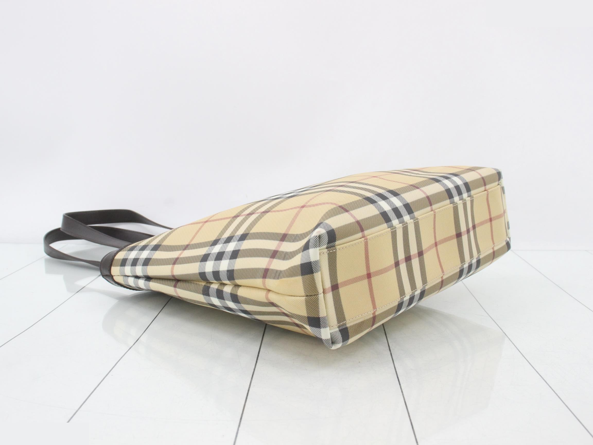 Nova Check Tote Bag — view 5