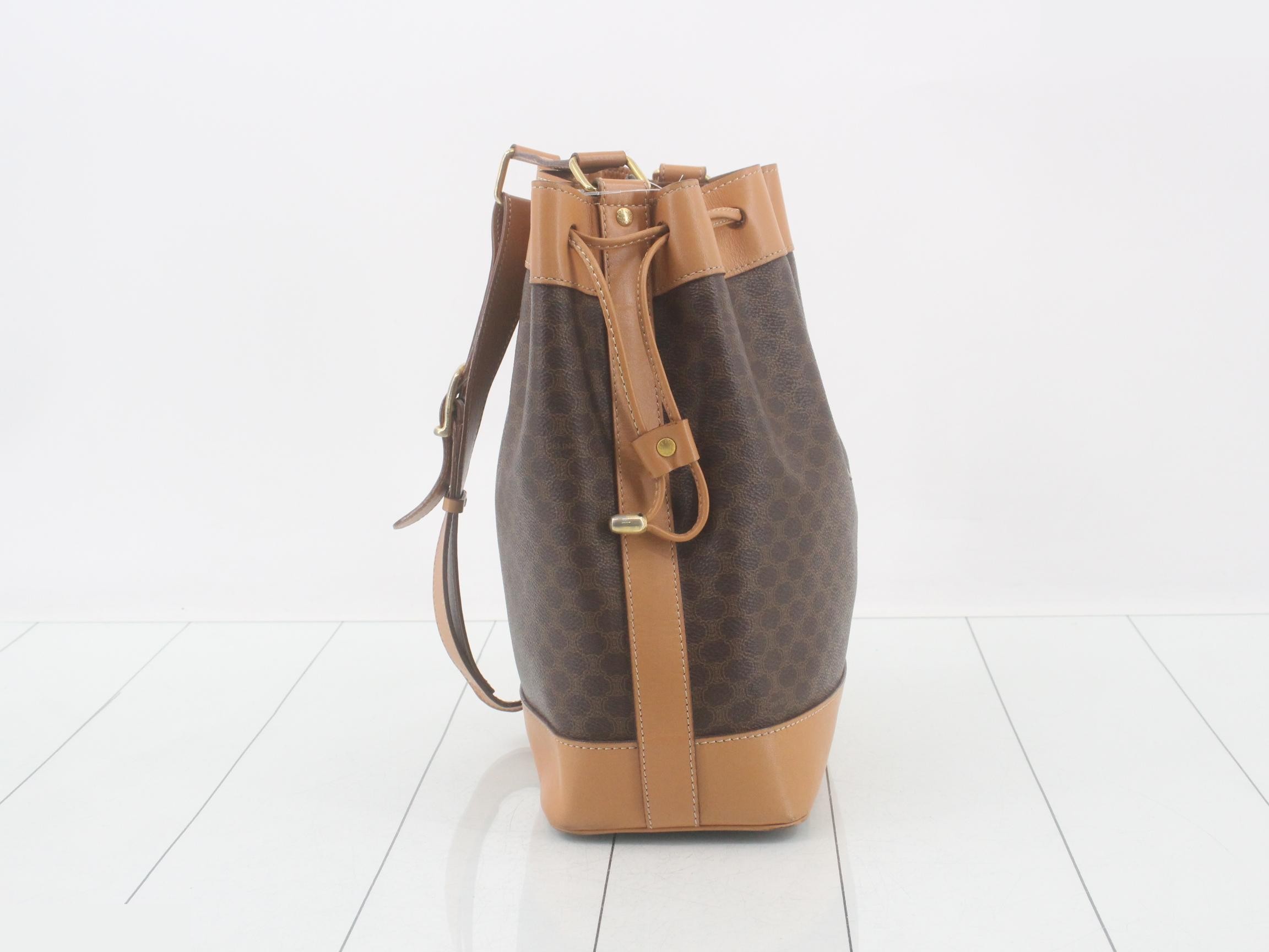 Macadam drawstring shoulder bag with pouch — view 4