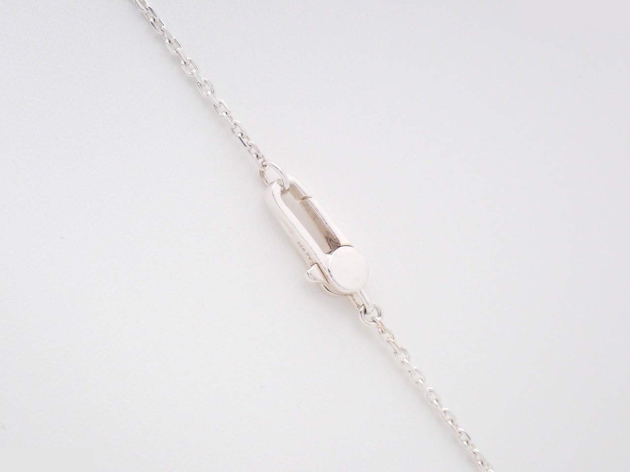 Cutout G Cross Necklace, 925 sterling silver, 12.0g — view 3