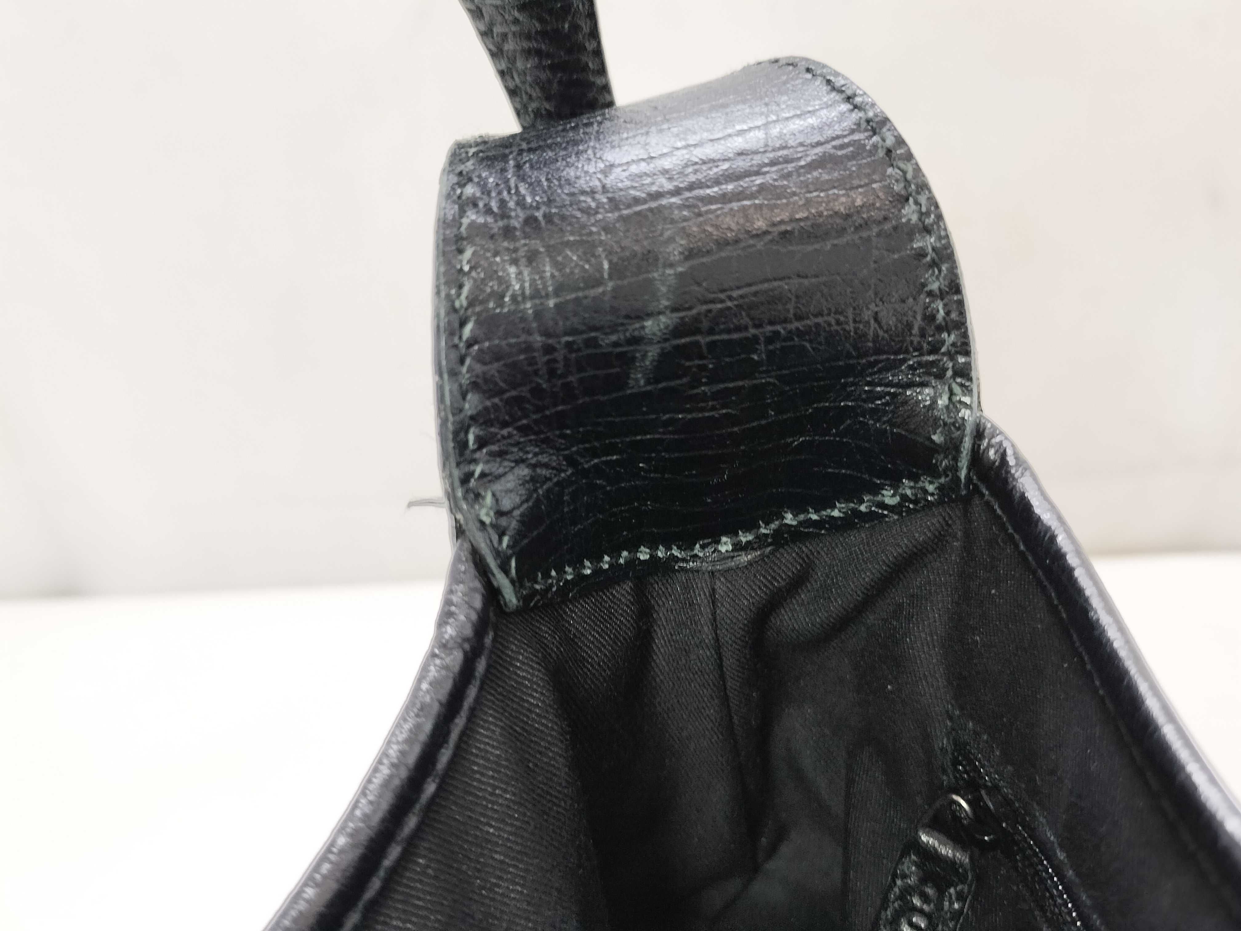 Jackie Gucci Jackie GG Canvas x Leather Shoulder Bag Black 01147 Shoulder Bag — view 12