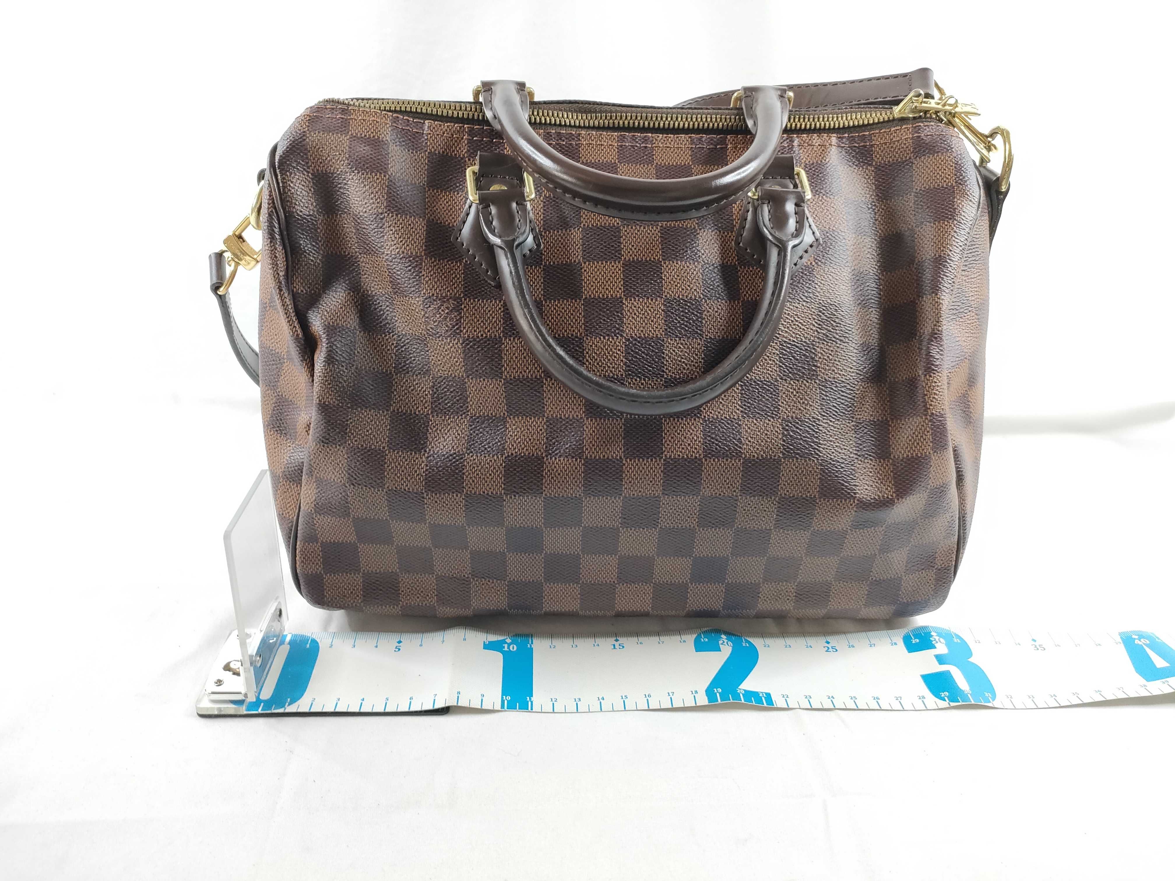 Damier Louis Vuitton Brown Damier Speedy Bandoulière 30 M41183 2-Way Handbag — view 2