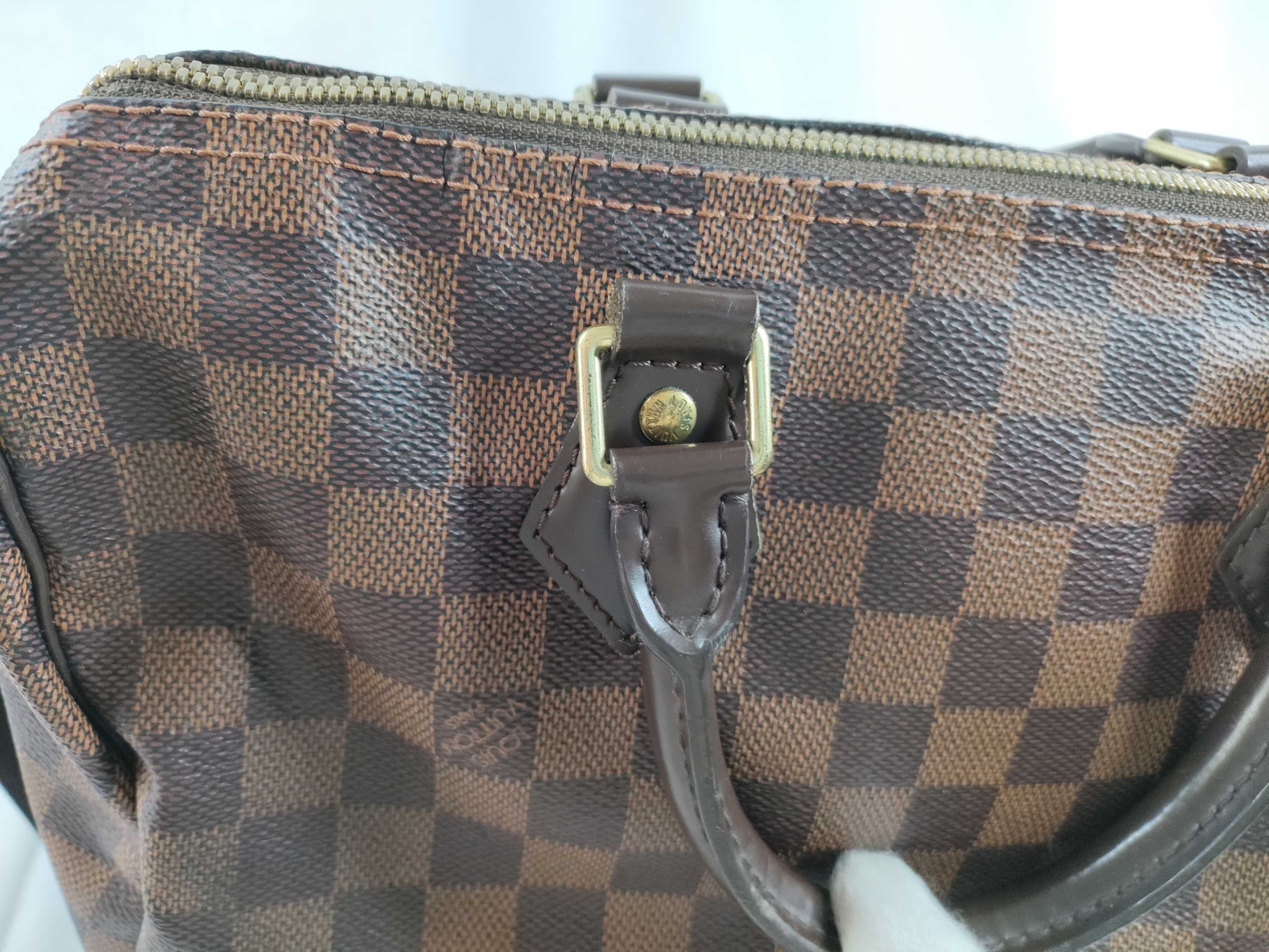 Damier Louis Vuitton Brown Damier Speedy Bandoulière 30 M41183 2-Way Handbag — view 10