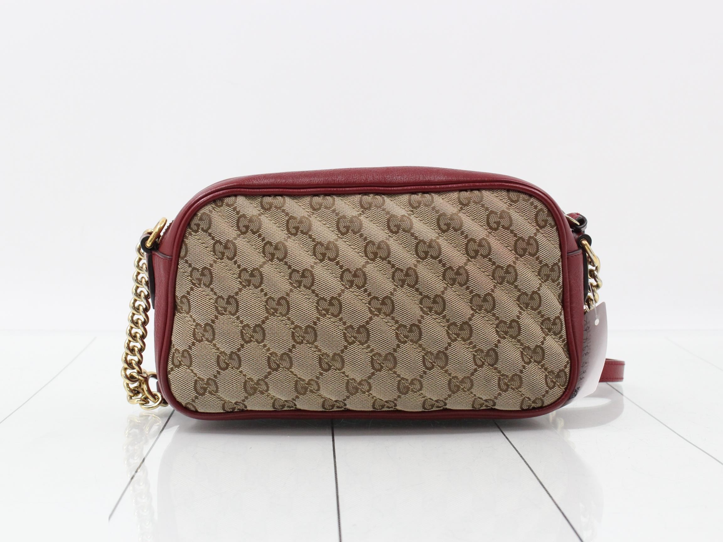 447632 Gucci GG Marmont GG Canvas Shoulder Bag — view 2