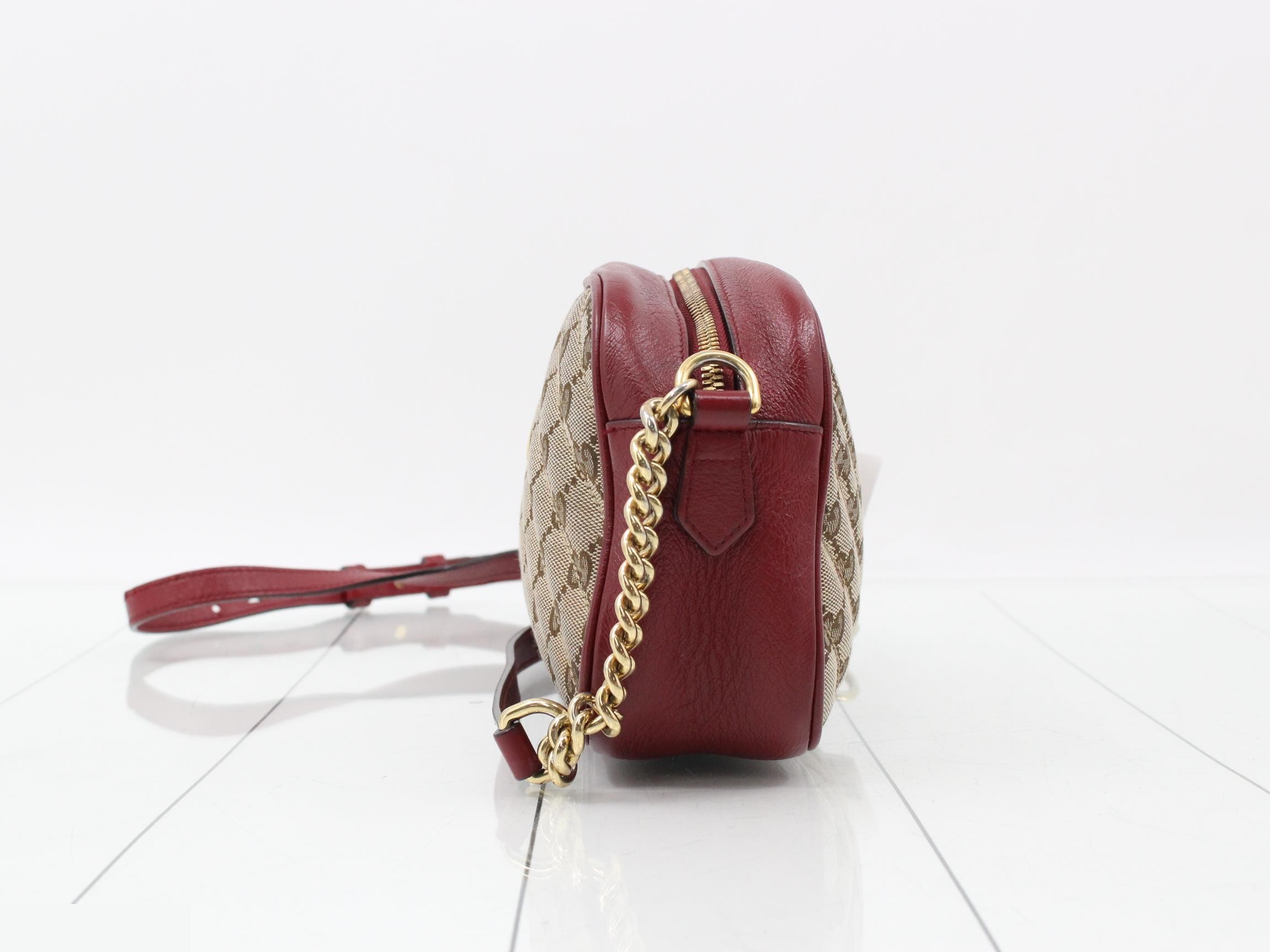 447632 Gucci GG Marmont GG Canvas Shoulder Bag — view 3