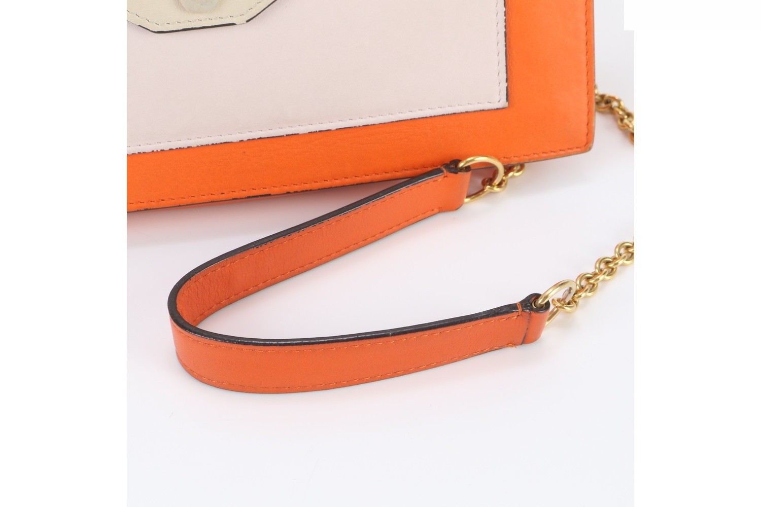 Pocket Envelope Leather Chain Shoulder Bag (Crossbody) — view 2