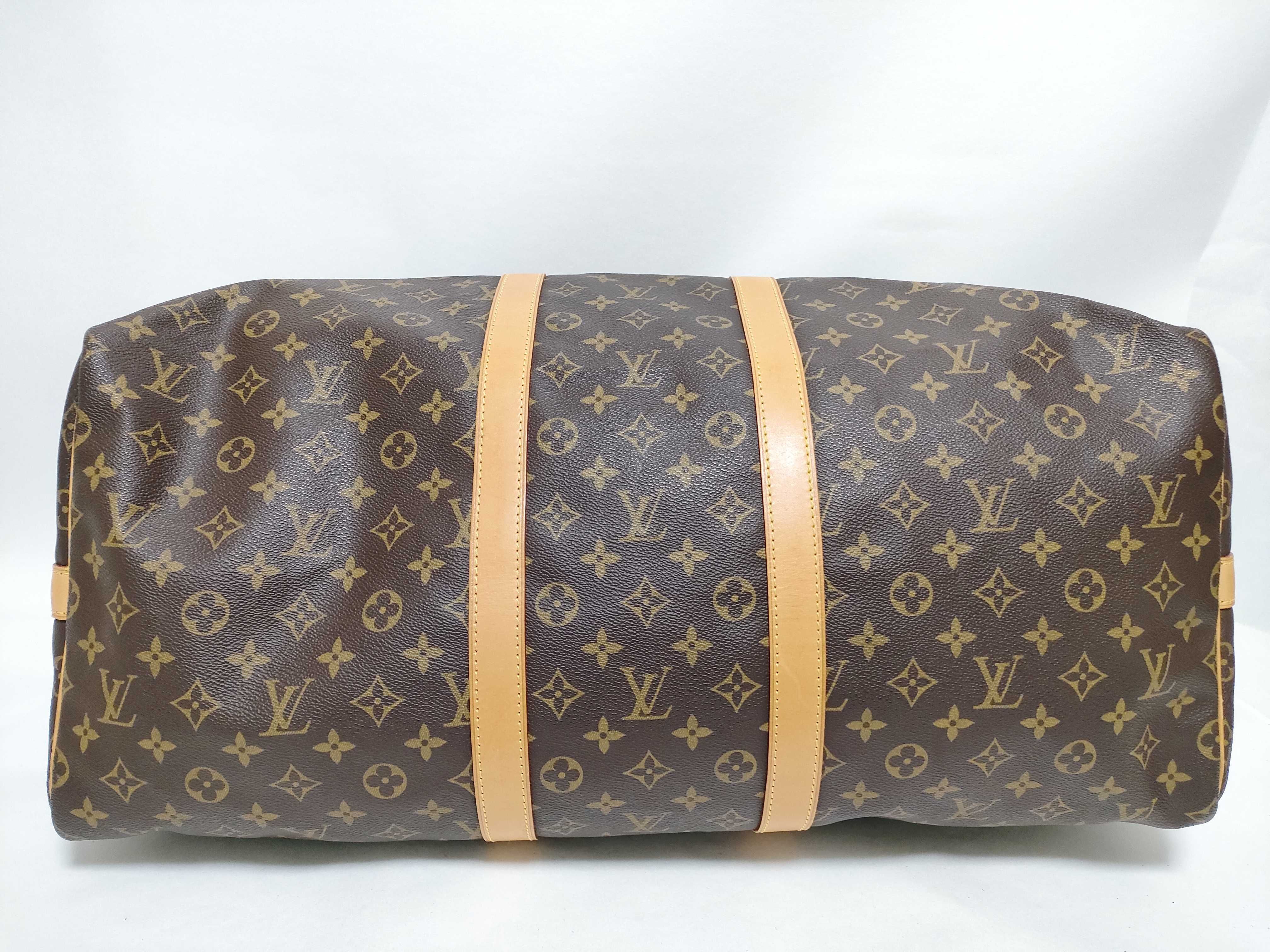 Monogram Keepall Bandoulière 55 M41414 FL0050 Boston Bag — view 9