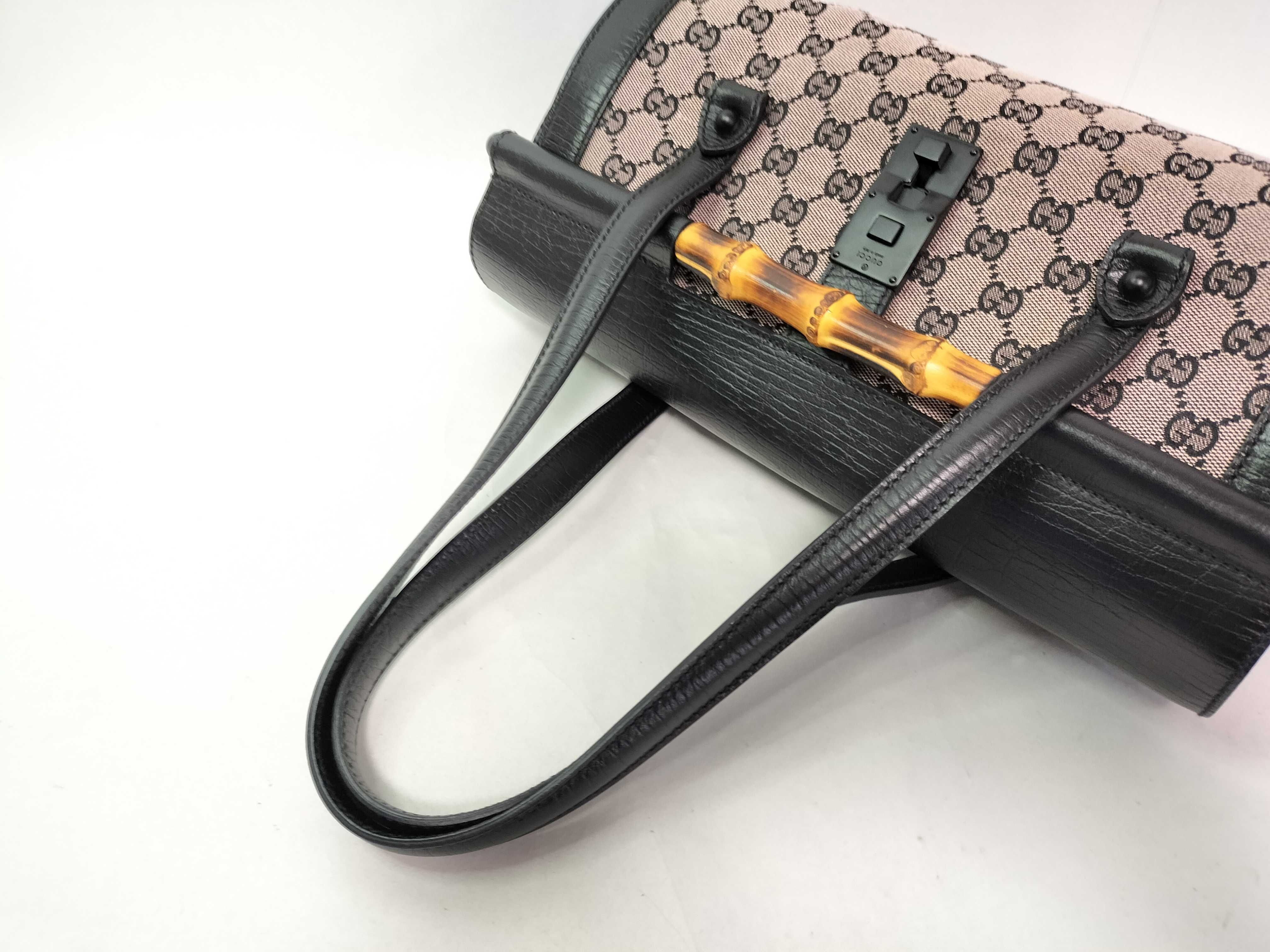 GG Canvas Bamboo GG Canvas Handbag — view 5