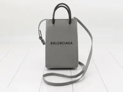 Phone holder bag, shoulder bag, gray, 2W