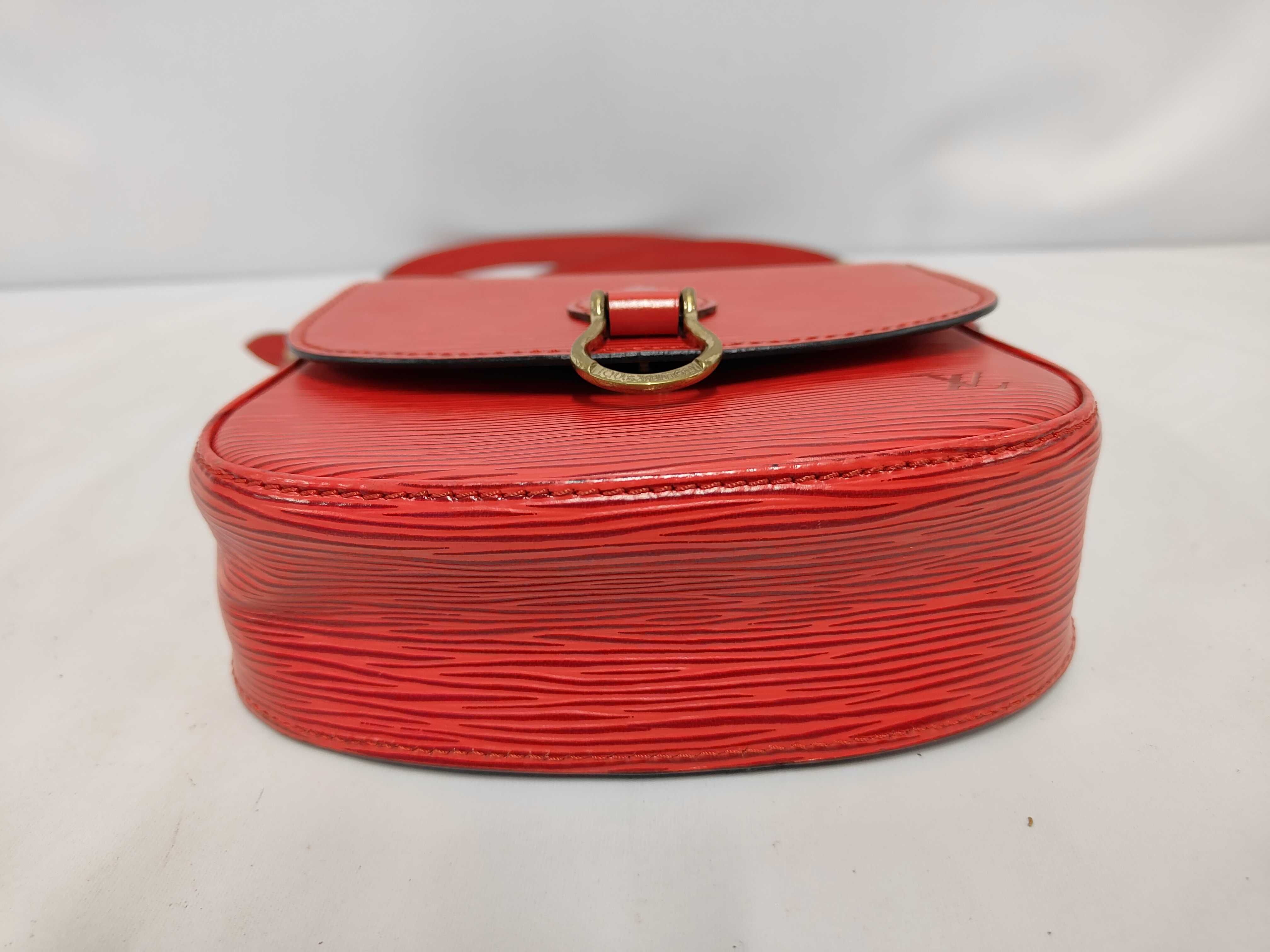 Epi Mini Saint Cloud Red Shoulder Bag — view 3