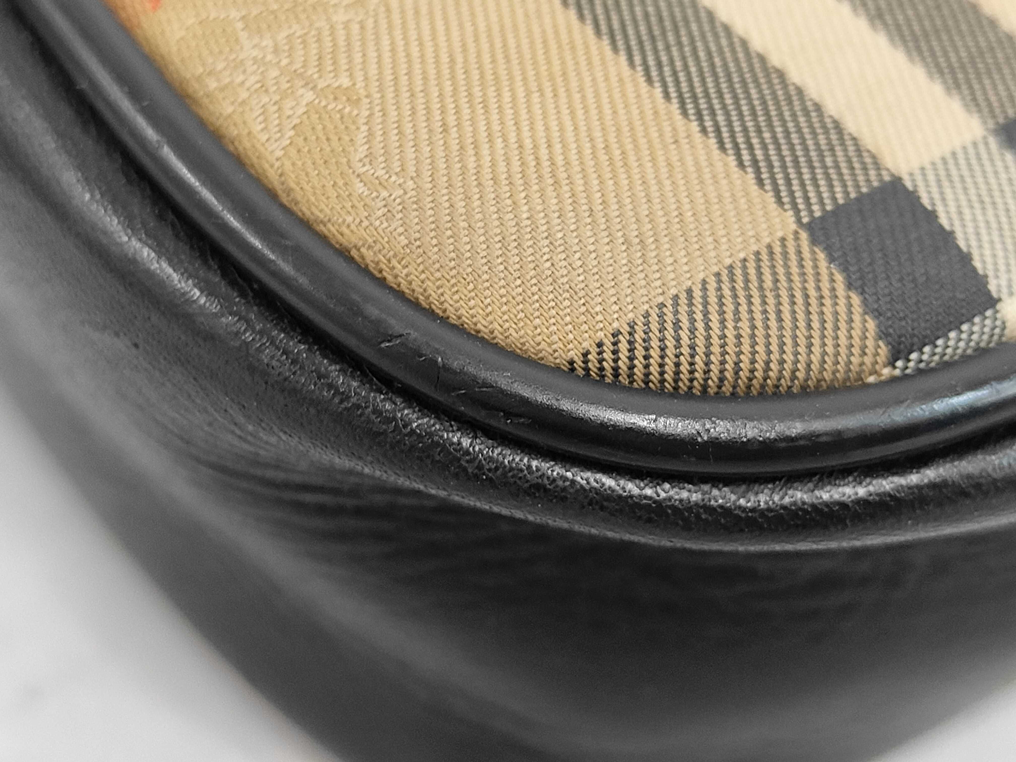 Shoulder Bag Burberrys Burberry Nova Check Horse Logo Brown Canvas Leather Shoulder Bag — view 3