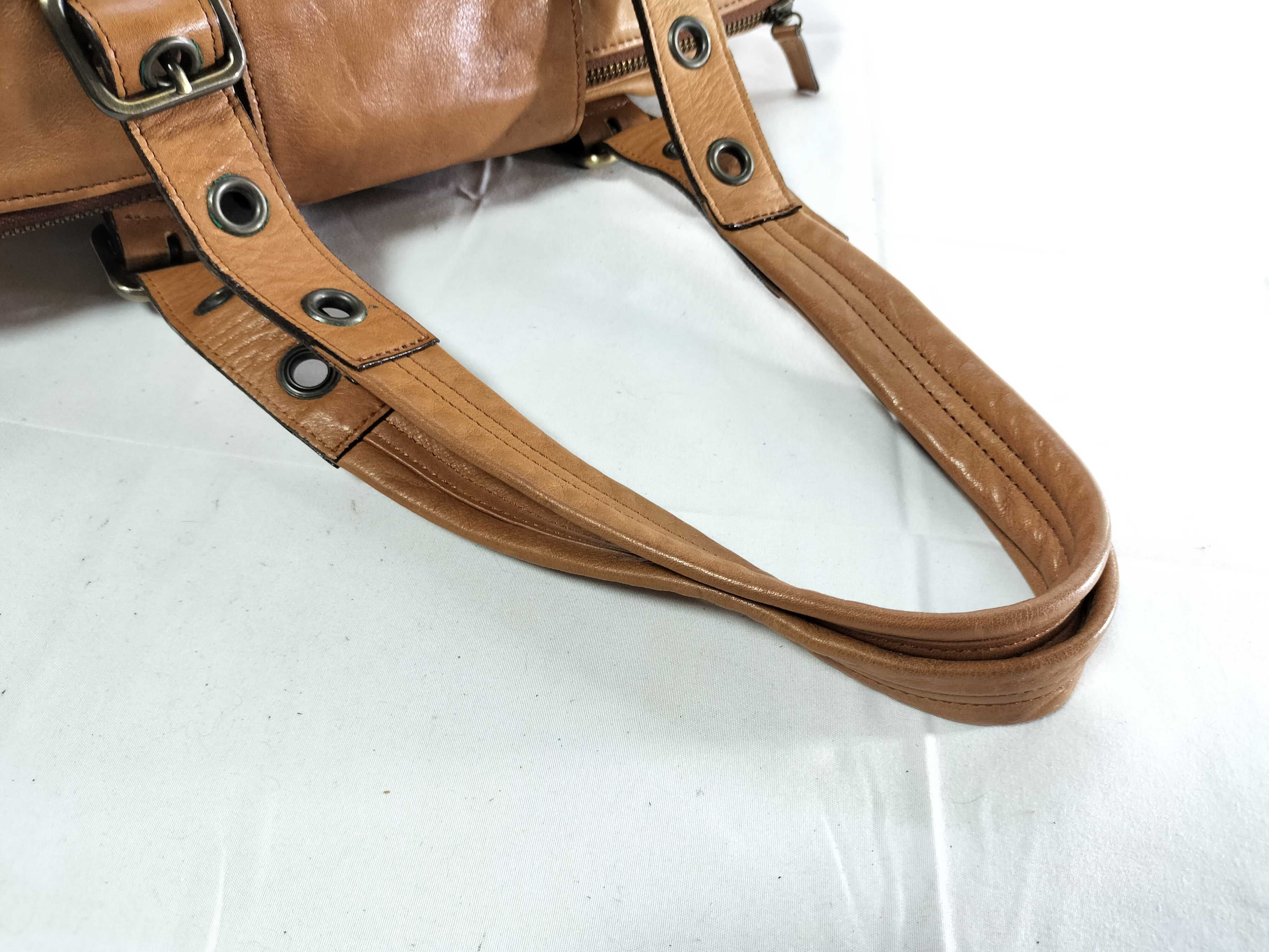 leather tote bag — view 3