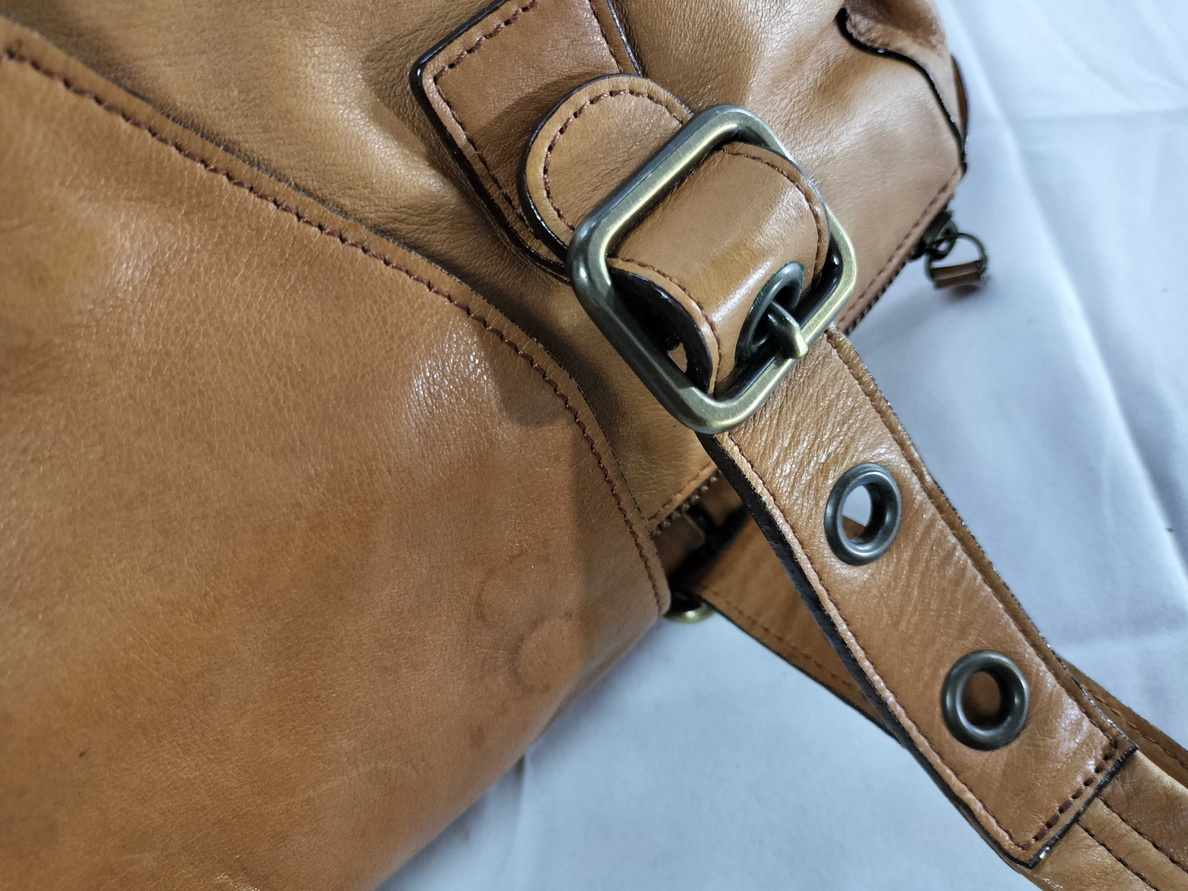 leather tote bag — view 5