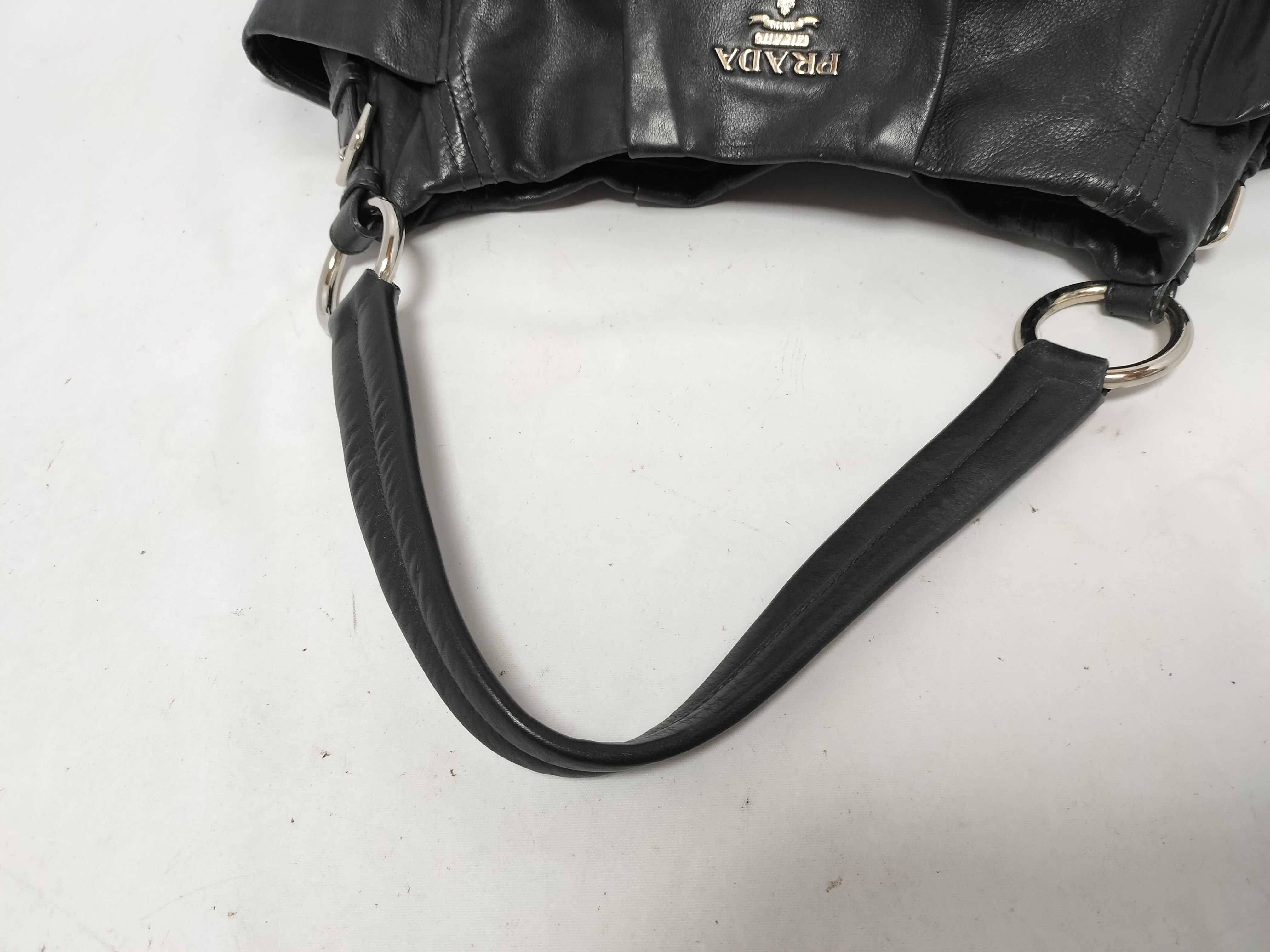 Leather Shoulder Bag Black Shoulder Bag — view 3