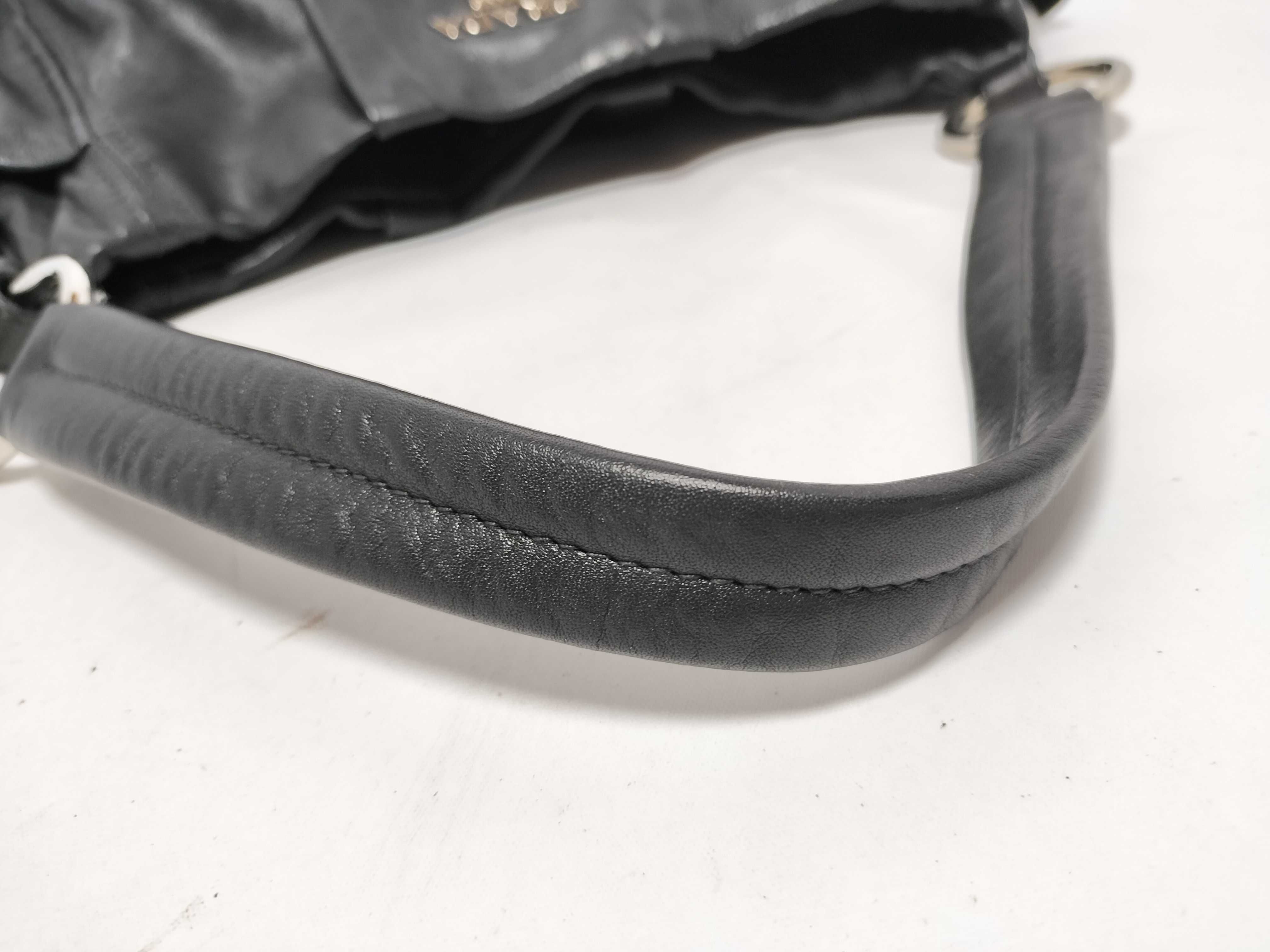Leather Shoulder Bag Black Shoulder Bag — view 4