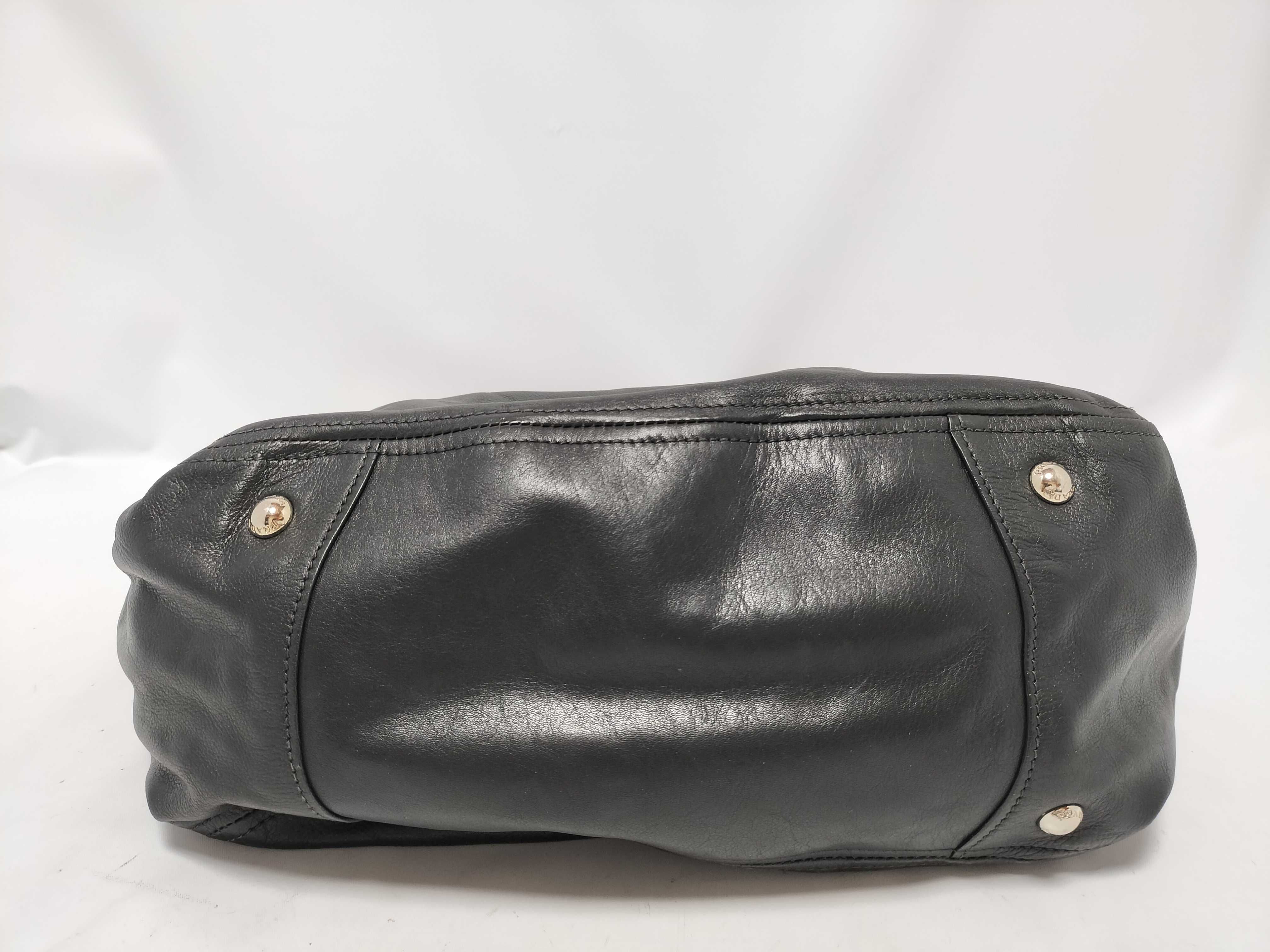 Leather Shoulder Bag Black Shoulder Bag — view 6