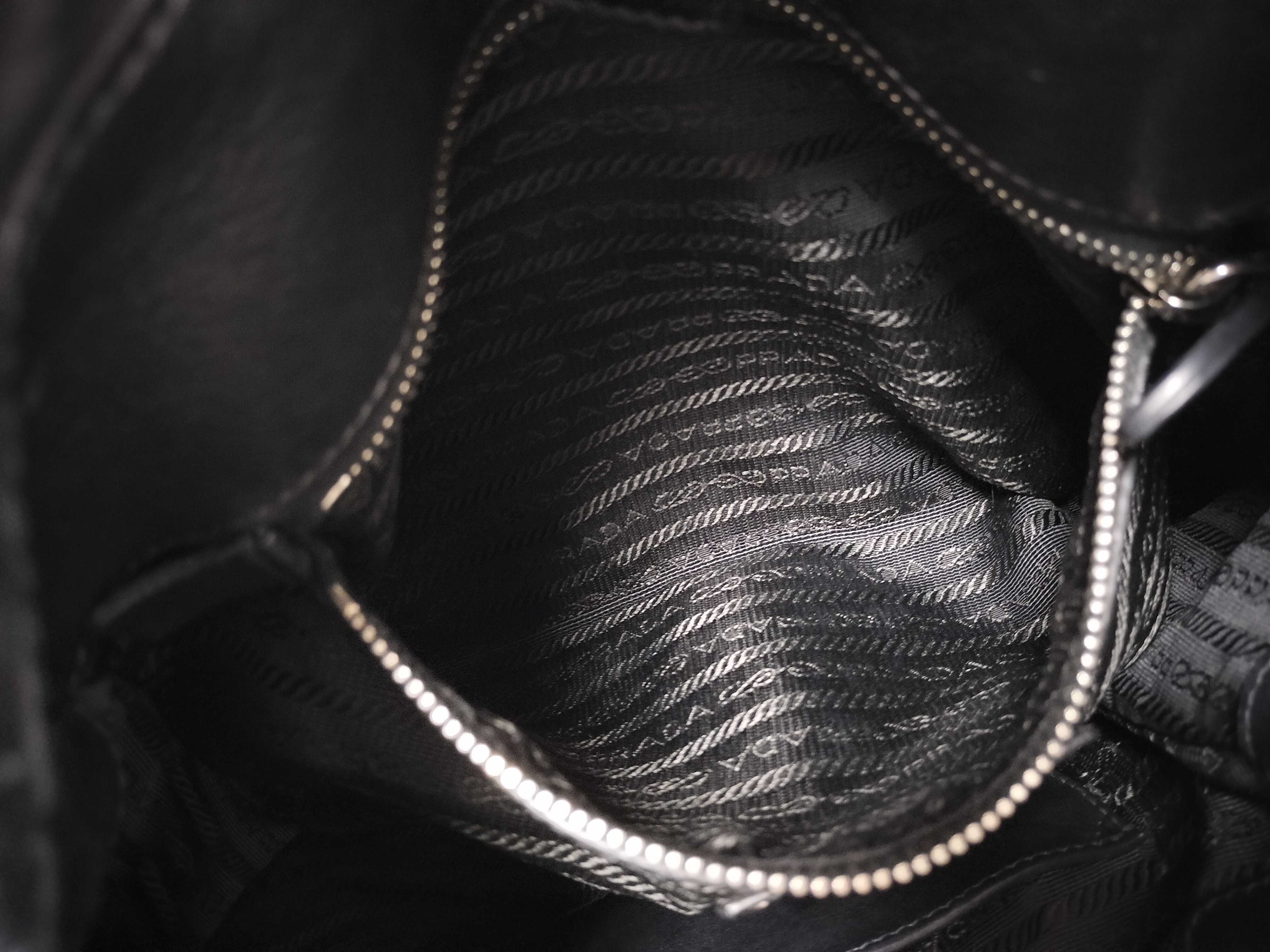 Leather Shoulder Bag Black Shoulder Bag — view 10